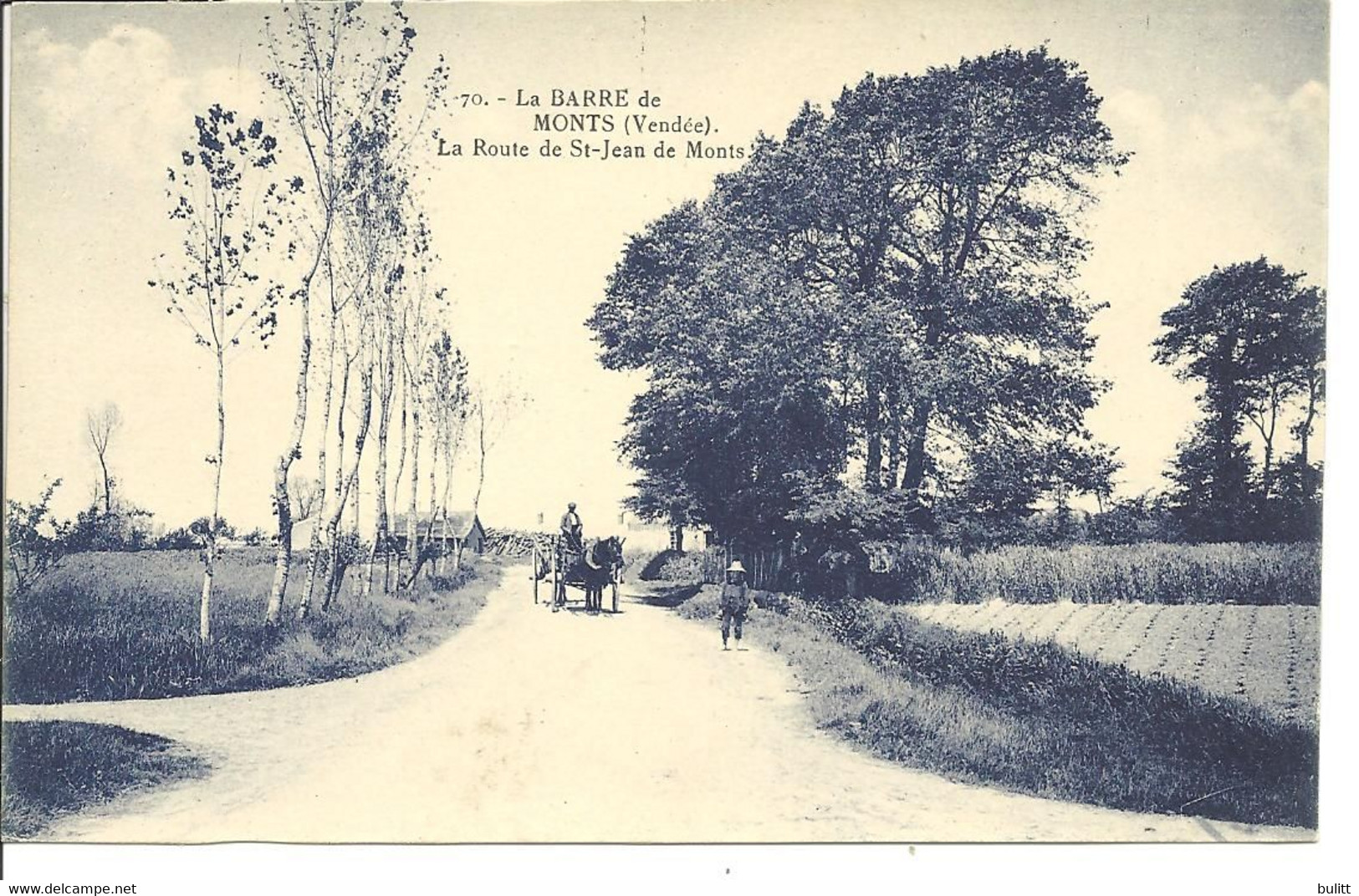 LA BARRE DE MONTS - La Route De St Jean De Monts - Sonstige & Ohne Zuordnung