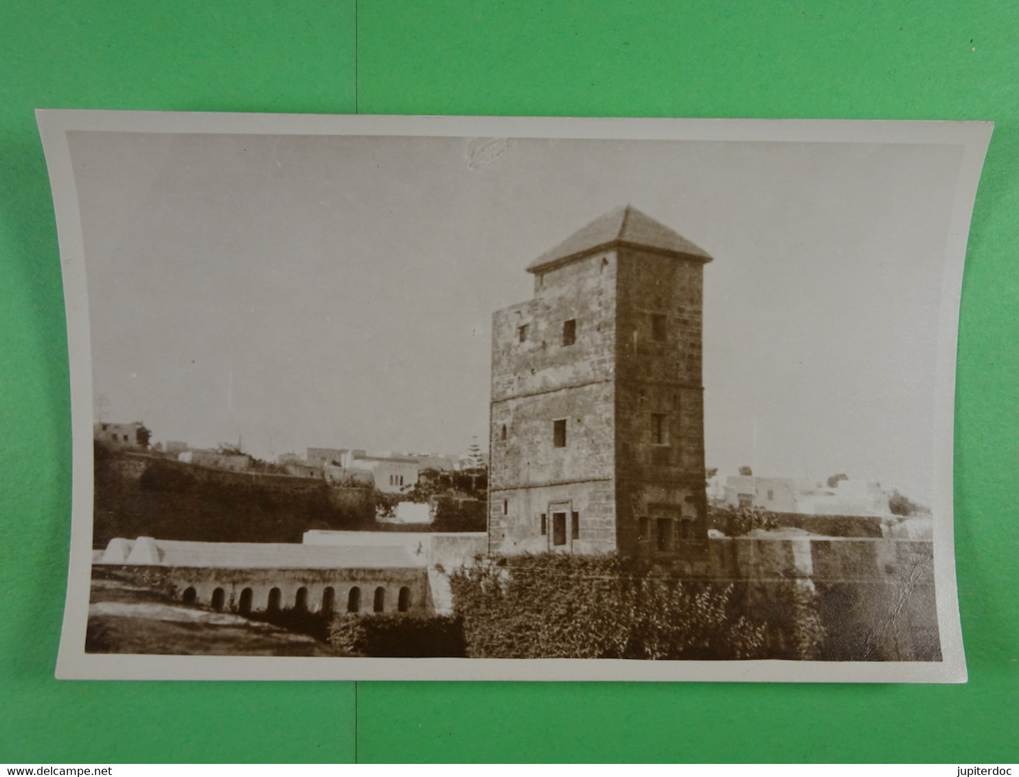 Carte Photo Rabat-Salé La Tour Dans Le Jardin De La Kasbah Des Ondaïas 1928 - Rabat