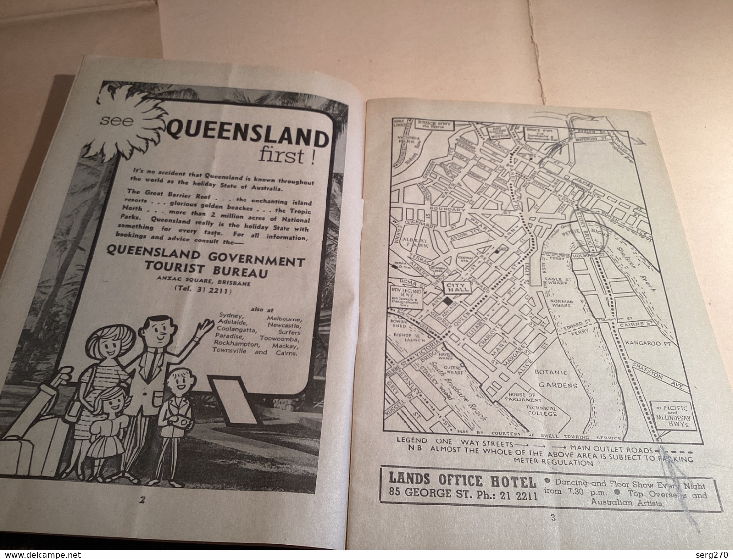 AUSTRALIA - Brisbane Publicité 1969 Currans Souvenir Corner Air Deliveries Daily Sidney Melbourne - Australie