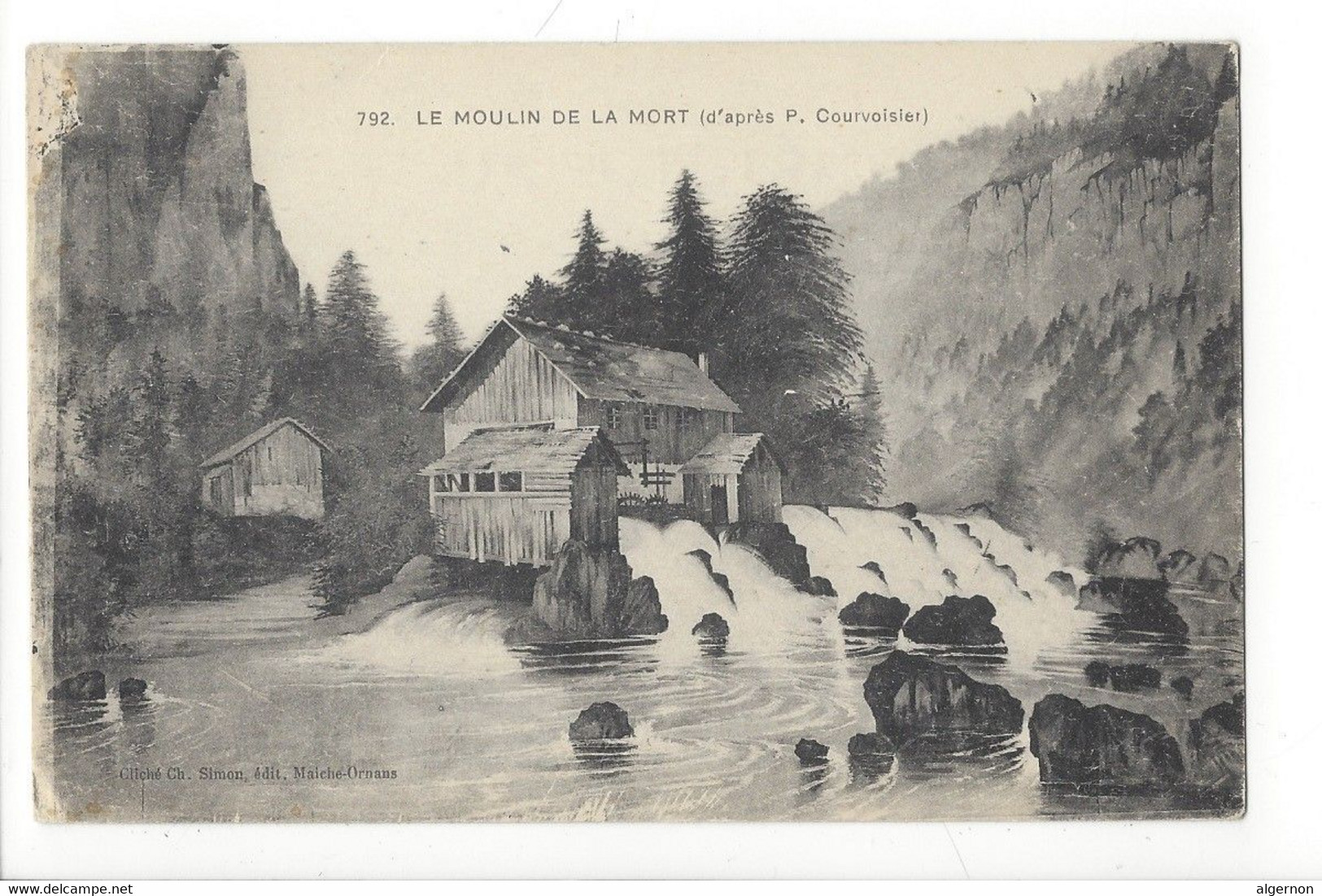 29878 - Le Moulin De La Mort D'après P. Courvoisier - Mouthe