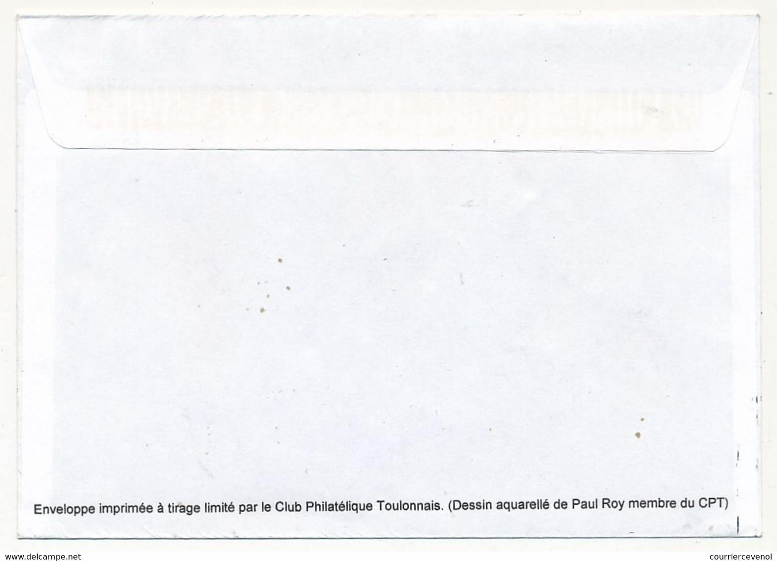 FRANCE - Env. FDC - 0,56E Toulon (Var) - Premier Jour - 5/7/2008 - Toulon - Souvenir Club Phil Toulonnais - 2000-2009