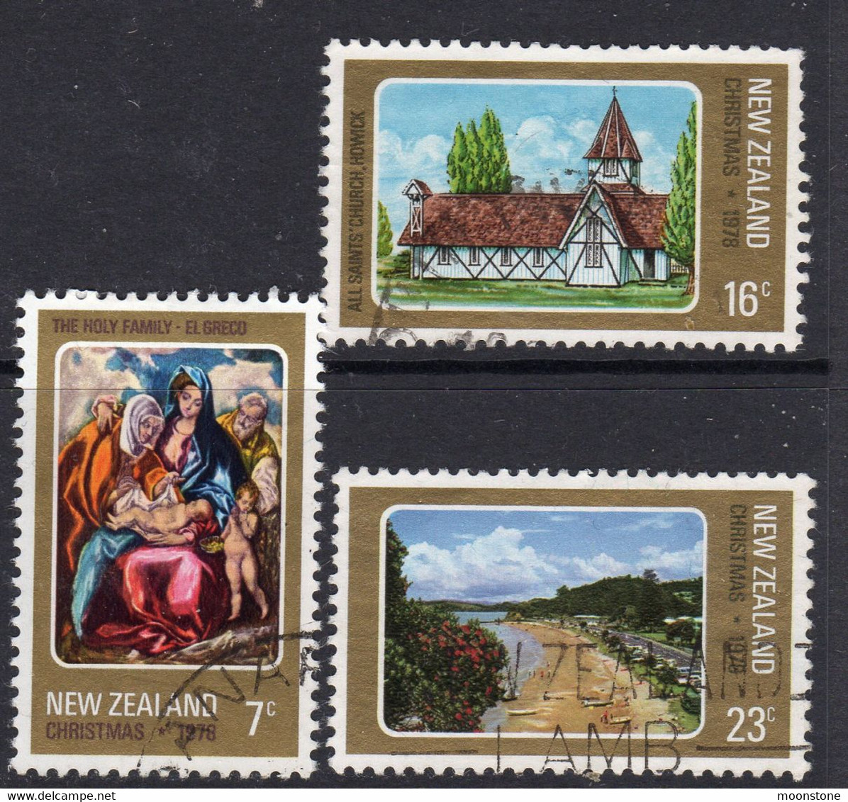 New Zealand 1978 Christmas Set Of 3, Used, SG 1182/4 (A) - Oblitérés