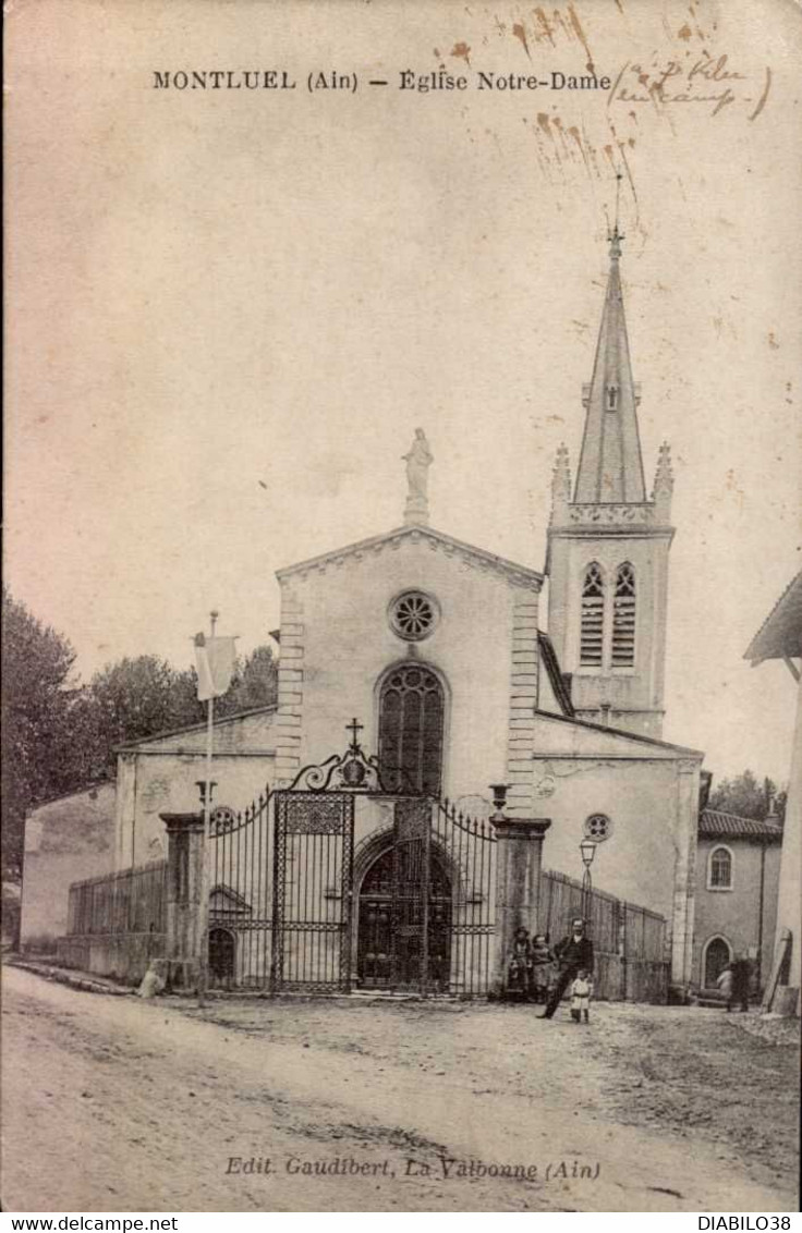 MONTLUEL   ( AIN )   EGLISE NOTRE-DAME - Montluel