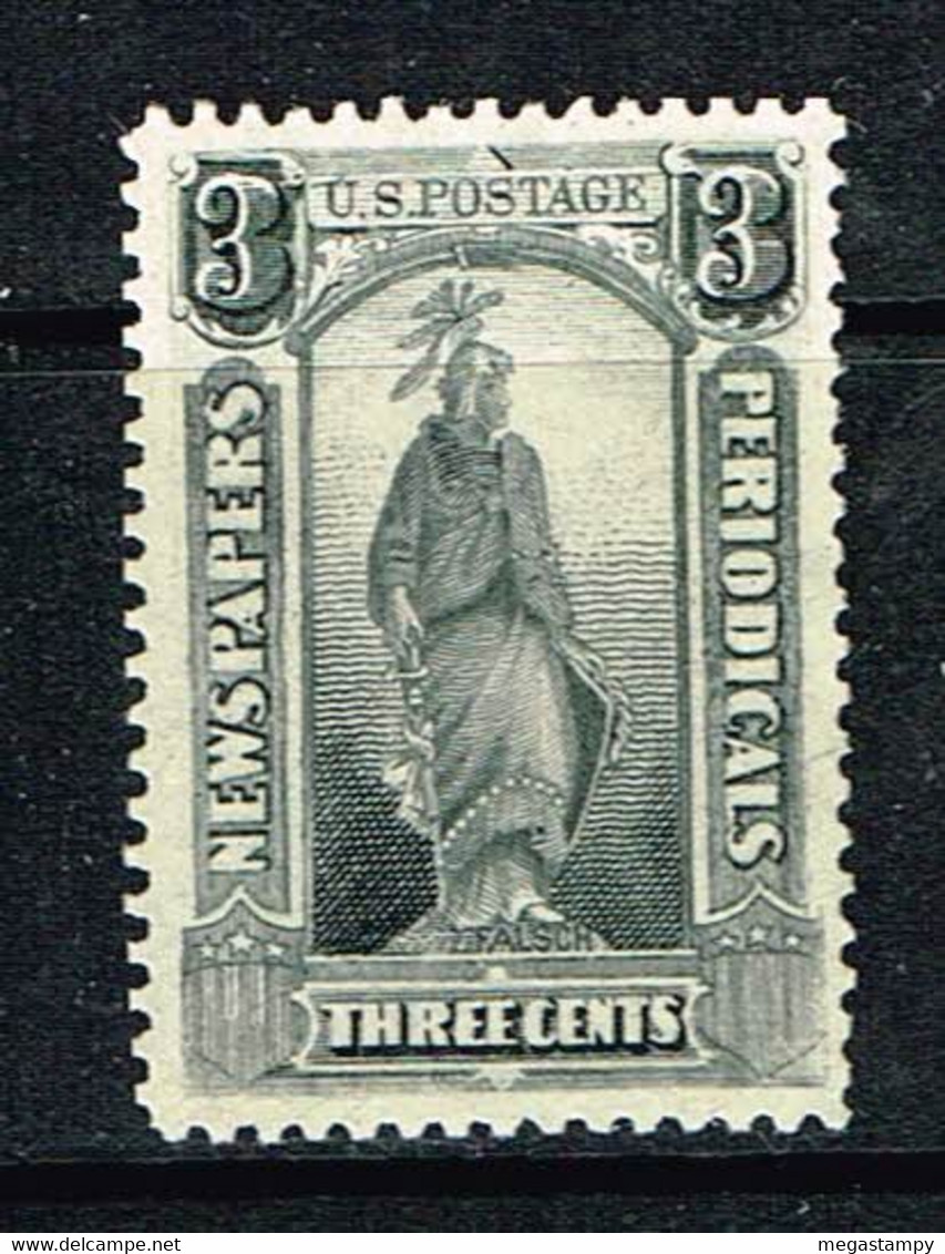 United States 1875 - 1894 -  " Newspapers Periodicals / Zeitungsmarken " , Mi. 7  Ungebraucht / Unused / Neuf - Zeitungsmarken & Streifbänder