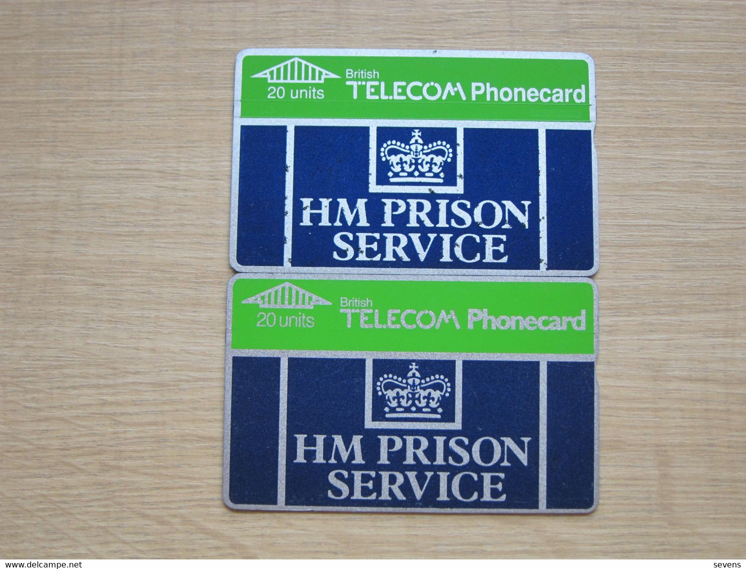 HM Prison Service, 932G, 024H Two Cards - Gevangenissen