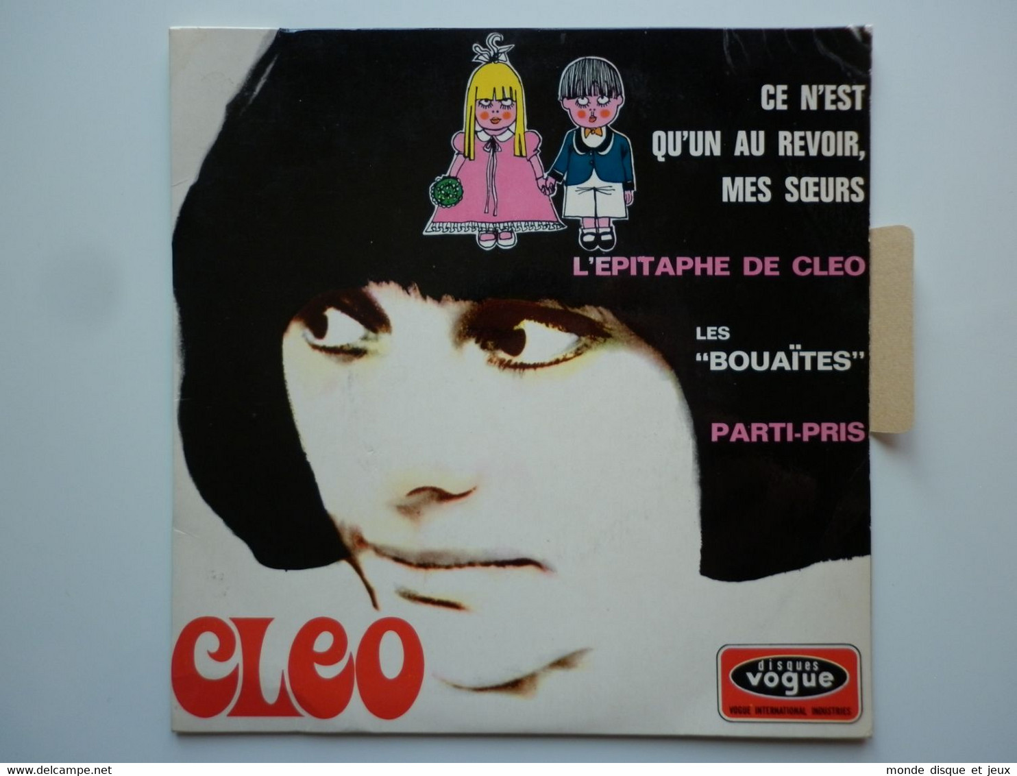 Cleo 45Tours EP Vinyle Ce N'Est Q'Un Au Revoir, Mes Sœurs - 45 T - Maxi-Single