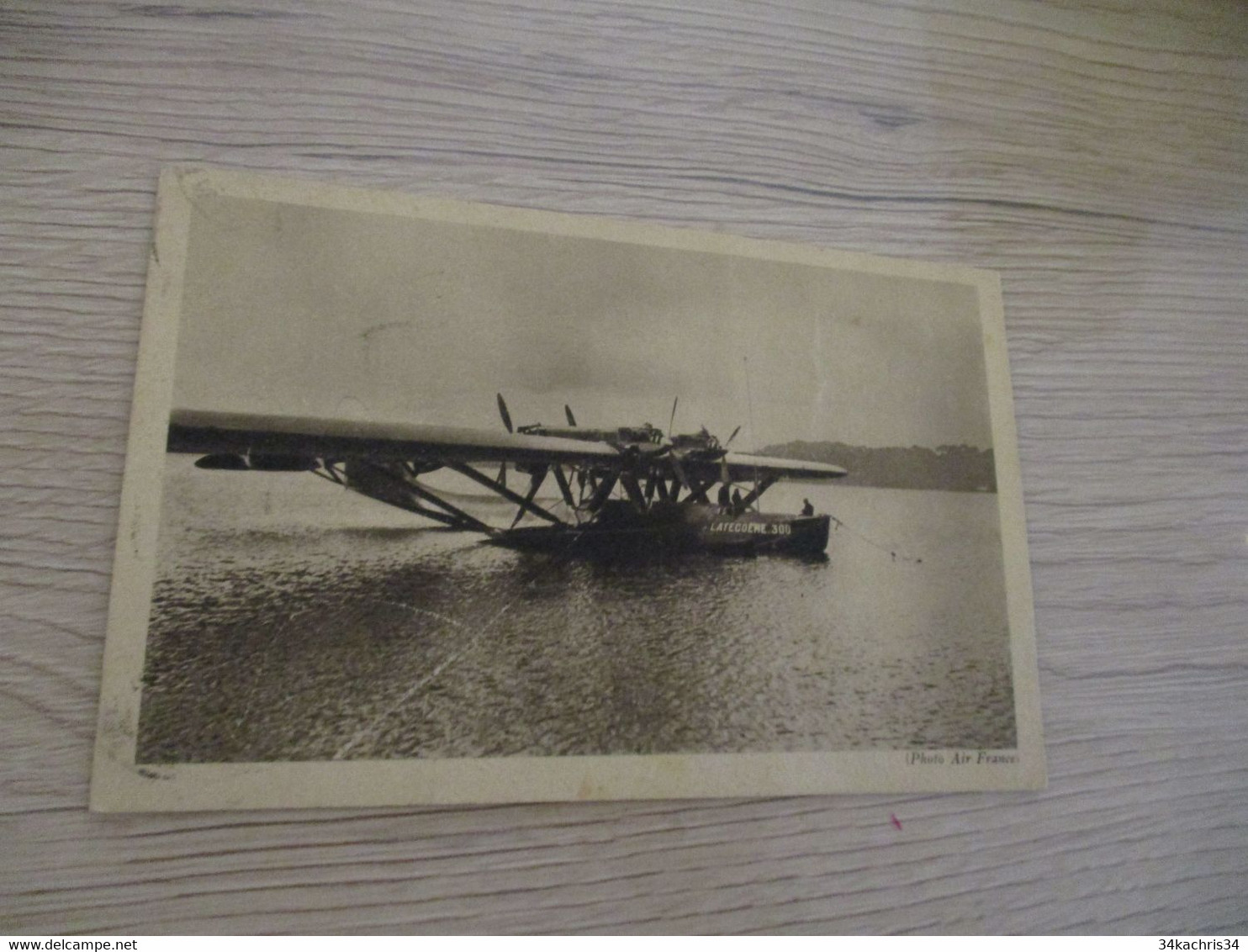 CPA Aviation Air Plane L'hydravion Croix Du Sud Pour Le Transport Du Courrier D'Afrique En Amérique Du Sud - 1939-1945: 2nd War