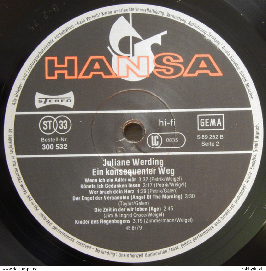 * 2LP *  JULIANE WERDING - EIN KONSEQUENTER WEG (Germany 1979 EX!!!)