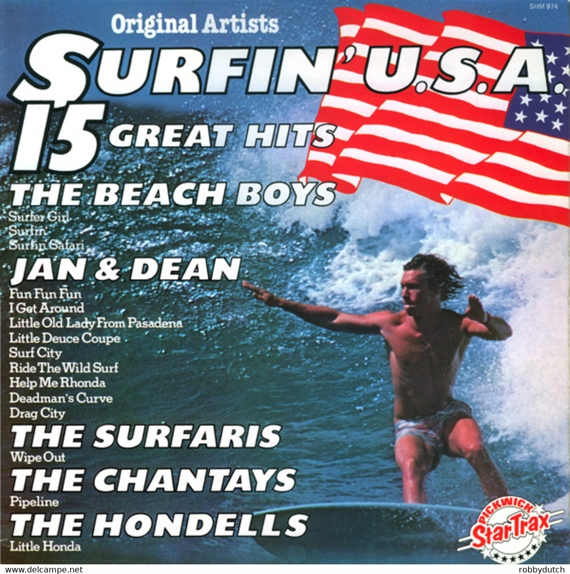 * LP * SURFIN'  USA - BEACH BOYS / JAN & DEAN ? SURFARIS / CHANTAYS / HONDELLS (England EX!!!) - Hit-Compilations
