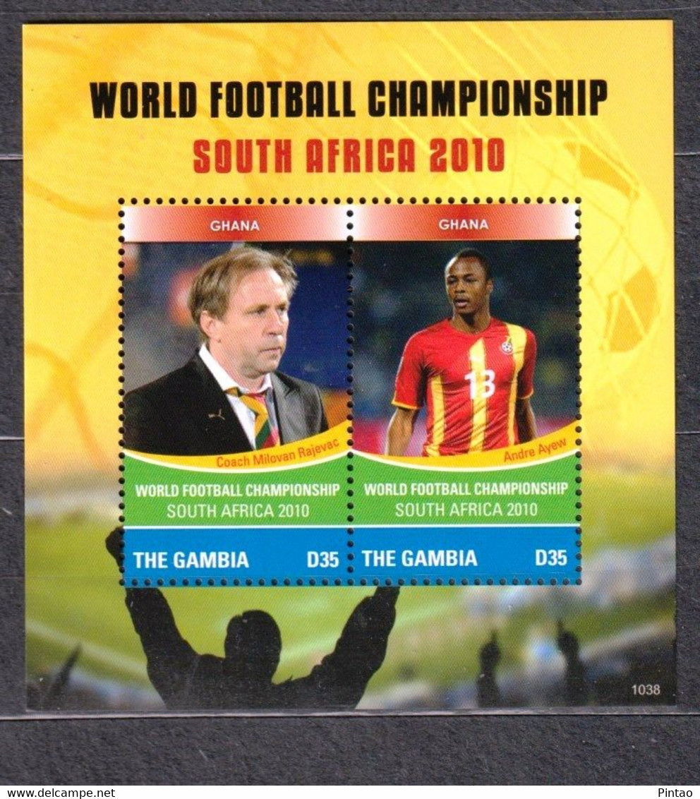 GAMBIA 2010- MNH (FUTEBOL)_  DPT1129 - 2010 – South Africa