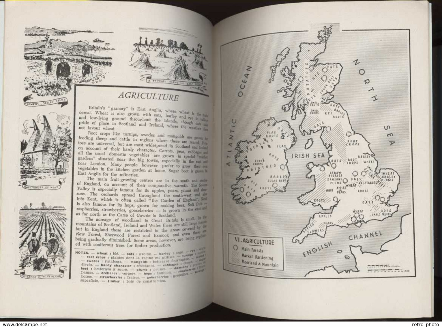 Petit Livre " Geography Of Britain ", Butterfly English-French Magazine, April 1958  ( Lo-All) - Viaggi/Esplorazioni