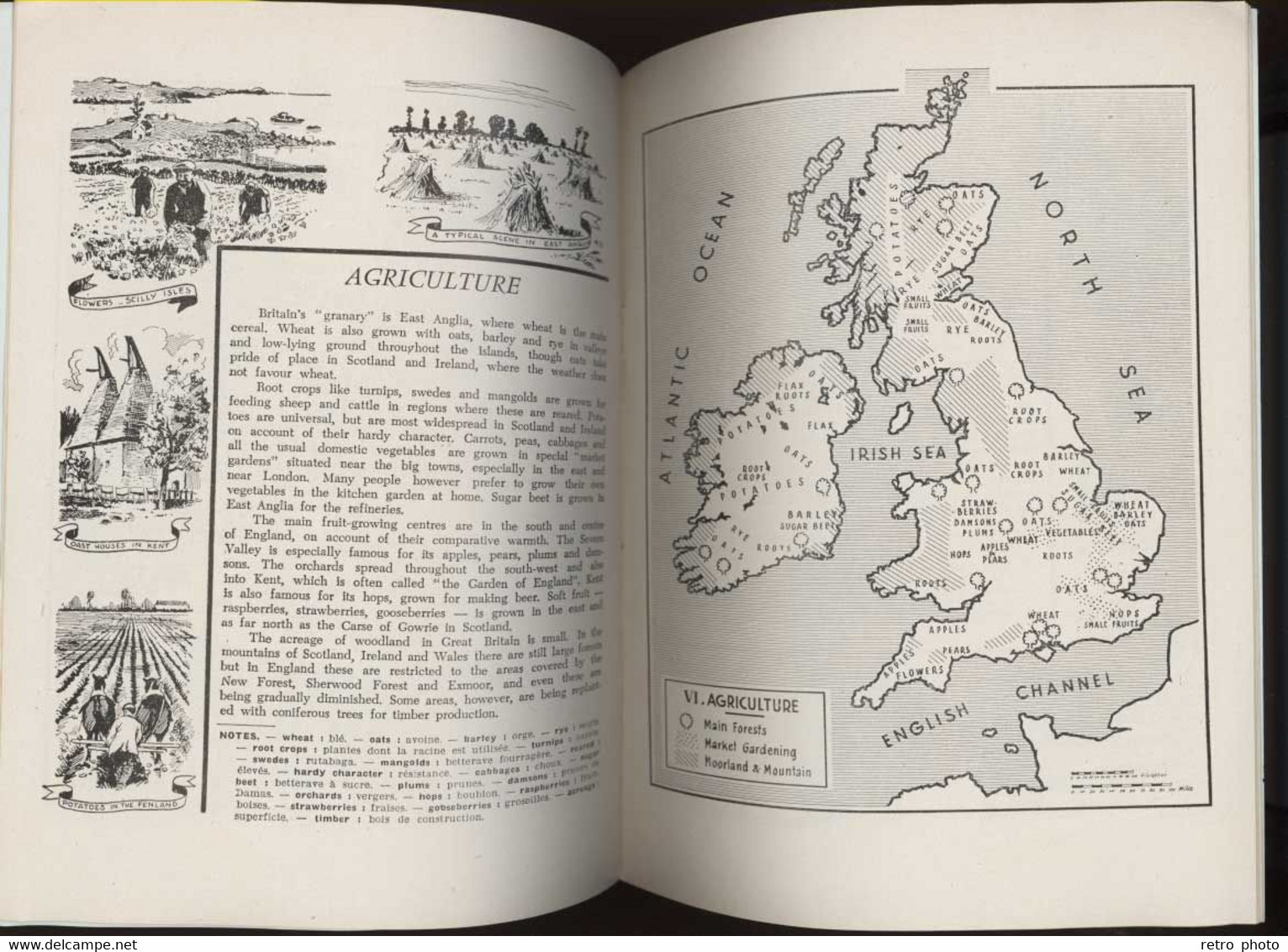 Petit Livre " Geography Of Britain ", Butterfly English-French Magazine, April 1958  ( Lo-All) - Voyage/ Exploration