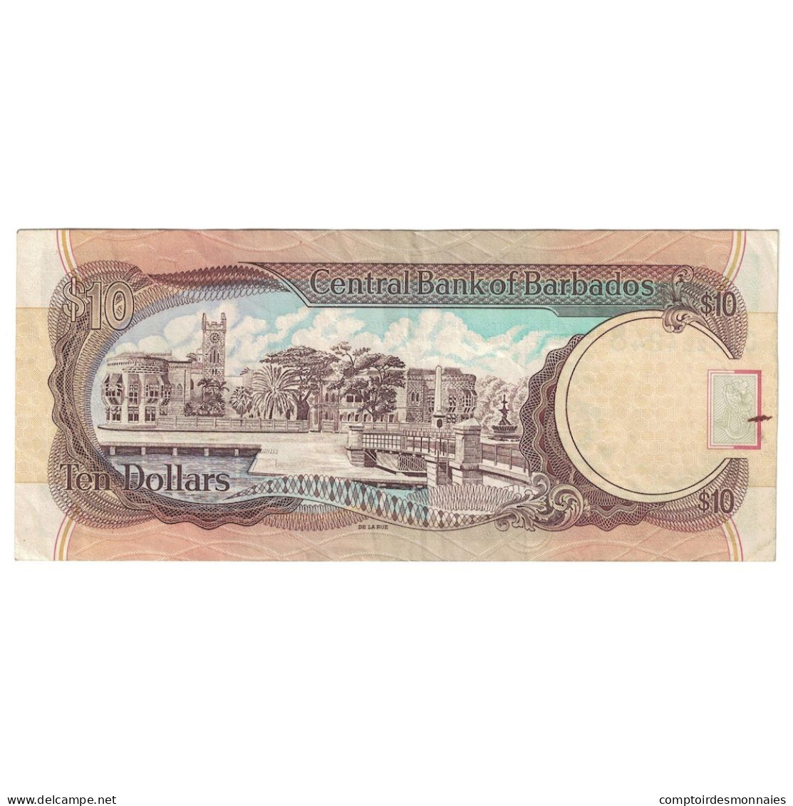 Billet, Barbados, 10 Dollars, Undated (1995), KM:48, TTB - Barbados (Barbuda)