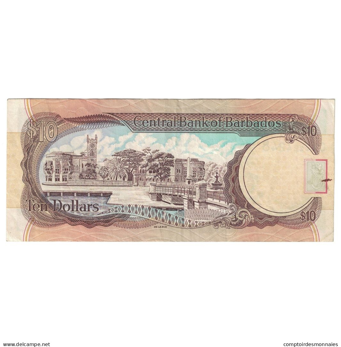 Billet, Barbados, 10 Dollars, Undated (1995), KM:48, TTB - Barbades
