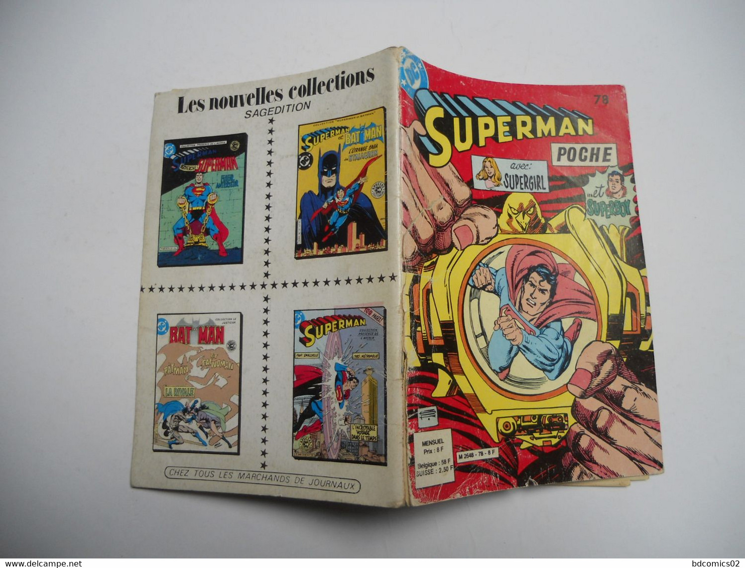 Superman Poche Mensuel N° 78 : STEVE LOMBARD....KO - Superman