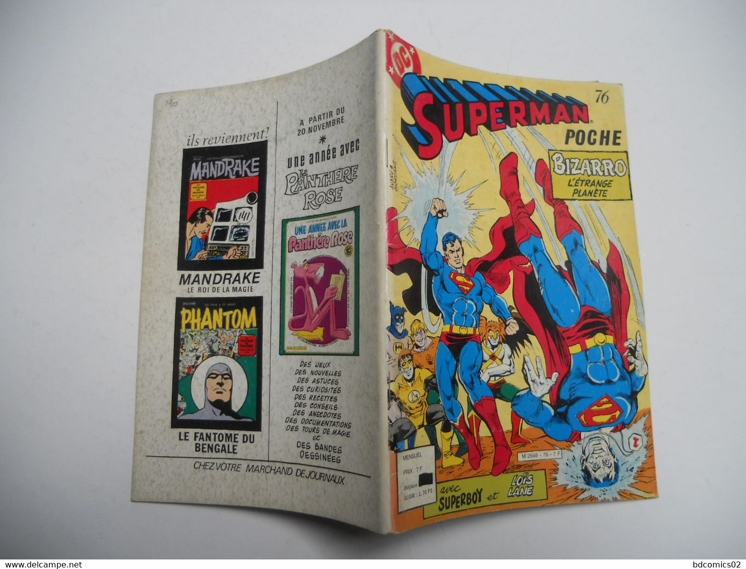 Superman Poche N°76 - 1983 - Superman