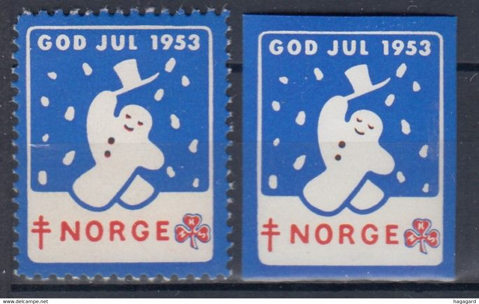 O M1884. Norway Christmas Seals 1953.  MH(*) - Andere & Zonder Classificatie