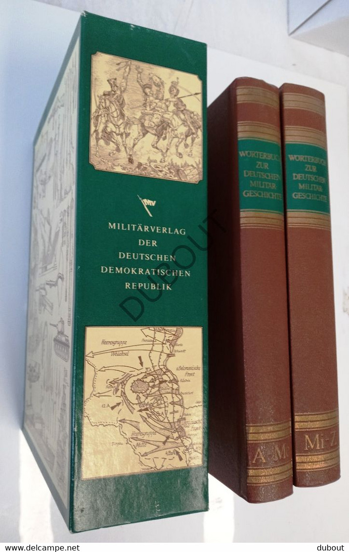 Militaria - Wôrterbuch Zur Deutschen Militärgeschichte - 1985 - Miliärverlag Der Deutschen Demokratischen Republik(S164) - Encyclopédies