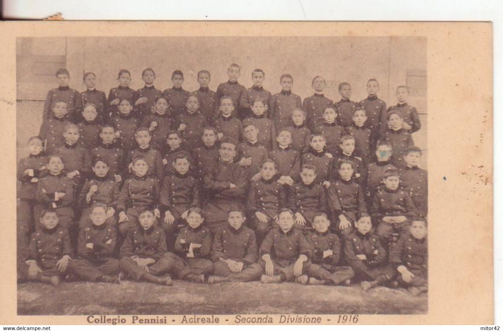 388*- Acireale-Collegio Pennisi-Schools-Colleges- Ecoles-Seconda Divisione-1916 X Mineo - Acireale