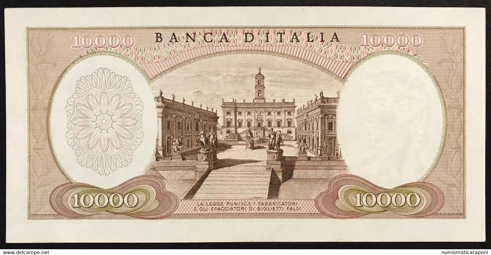 10000 Lire Michelangelo 04 01 1968 Spl/sup  LOTTO 3862 - Collections