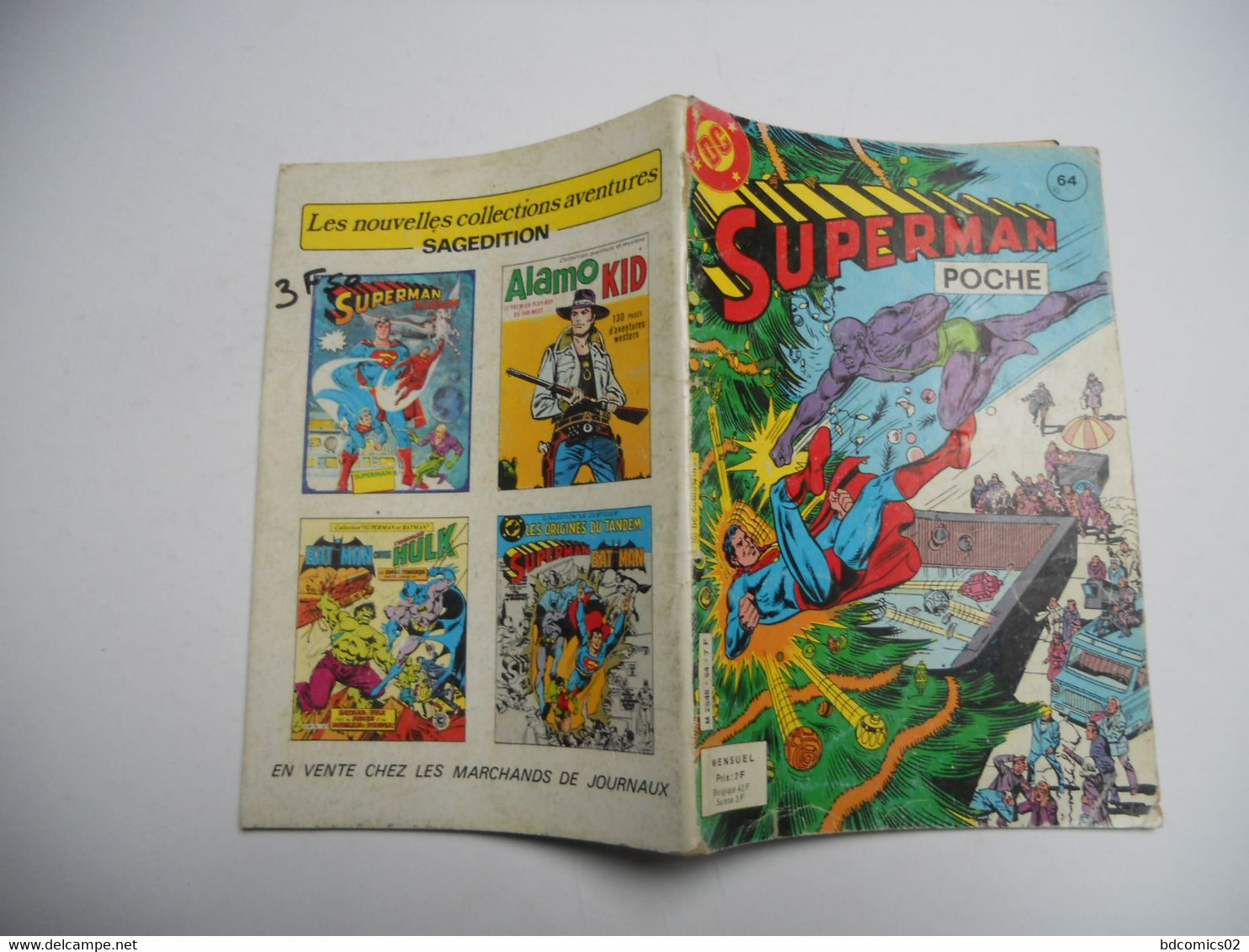 SUPERMAN POCHE N° 64 SUPERGIRL SUPERBOY SAGEDITION TBE 1982 CURT SWAN - Superman