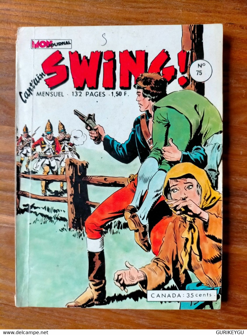 BD Cap'tain Captain Capitaine SWING N° 75  Mon Journal EO 09/1972  BE 1er Série - Mon Journal