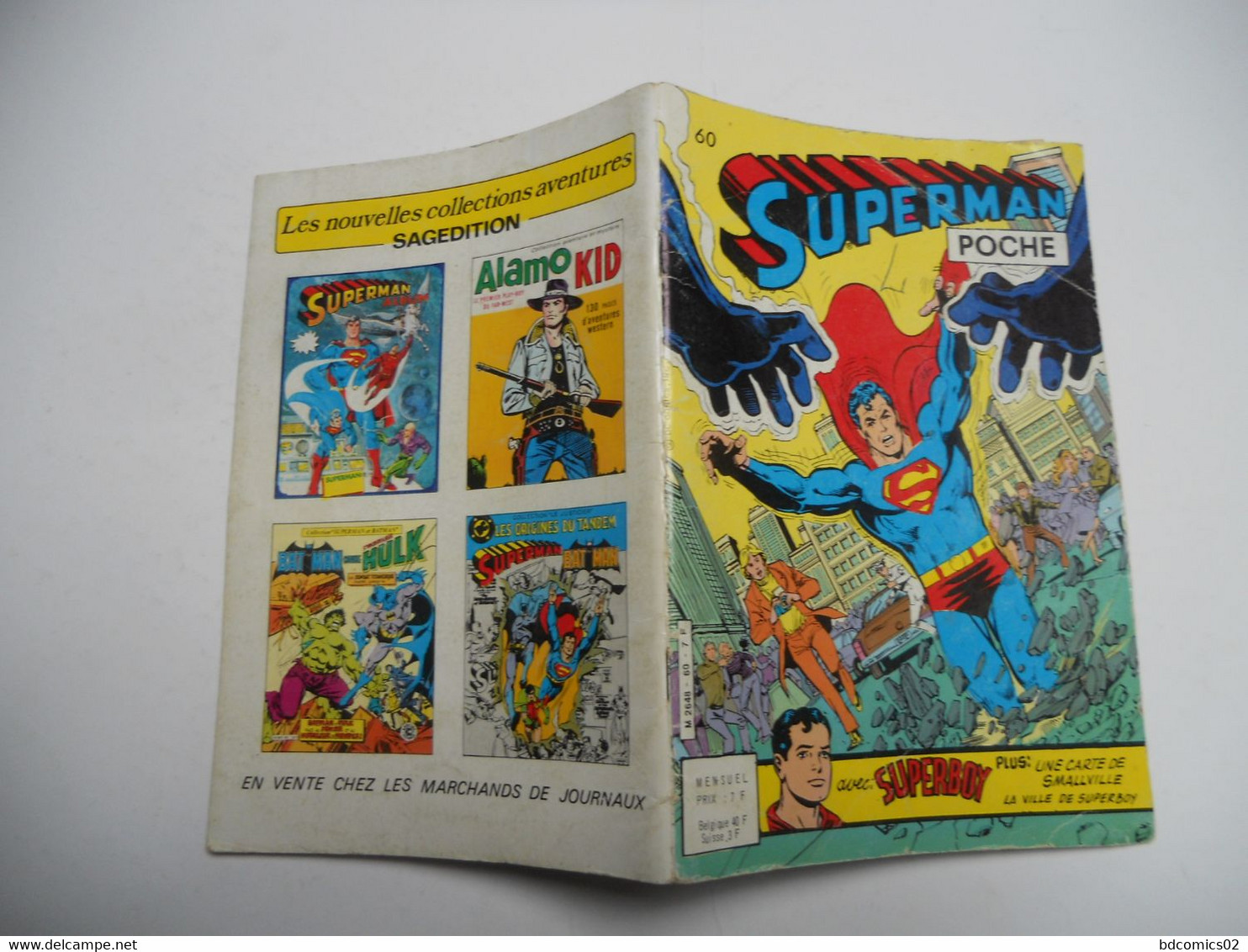 SUPERMAN POCHE N°60 SAGÉDITION 1982 - Superman