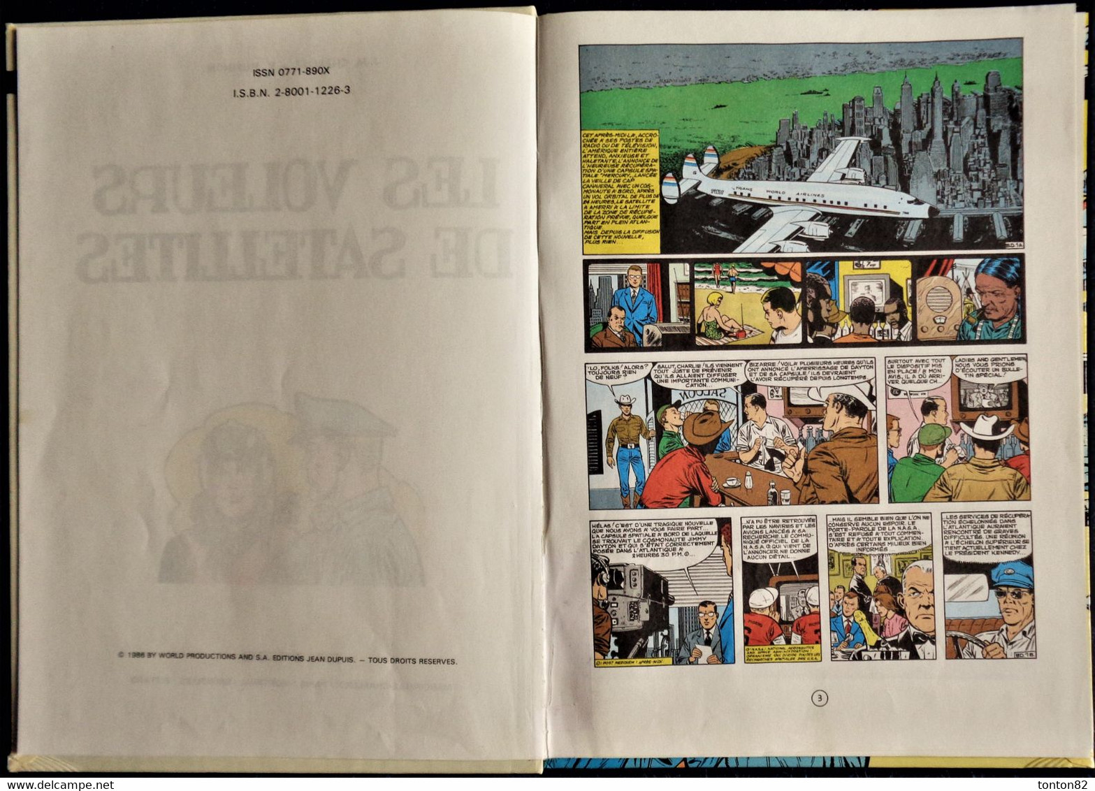 Les Aventures De Buck Danny - 30 - Les Voleurs De Satellites - Éditions Dupuis - Couverture Souple - ( 1986 ) . - Buck Danny
