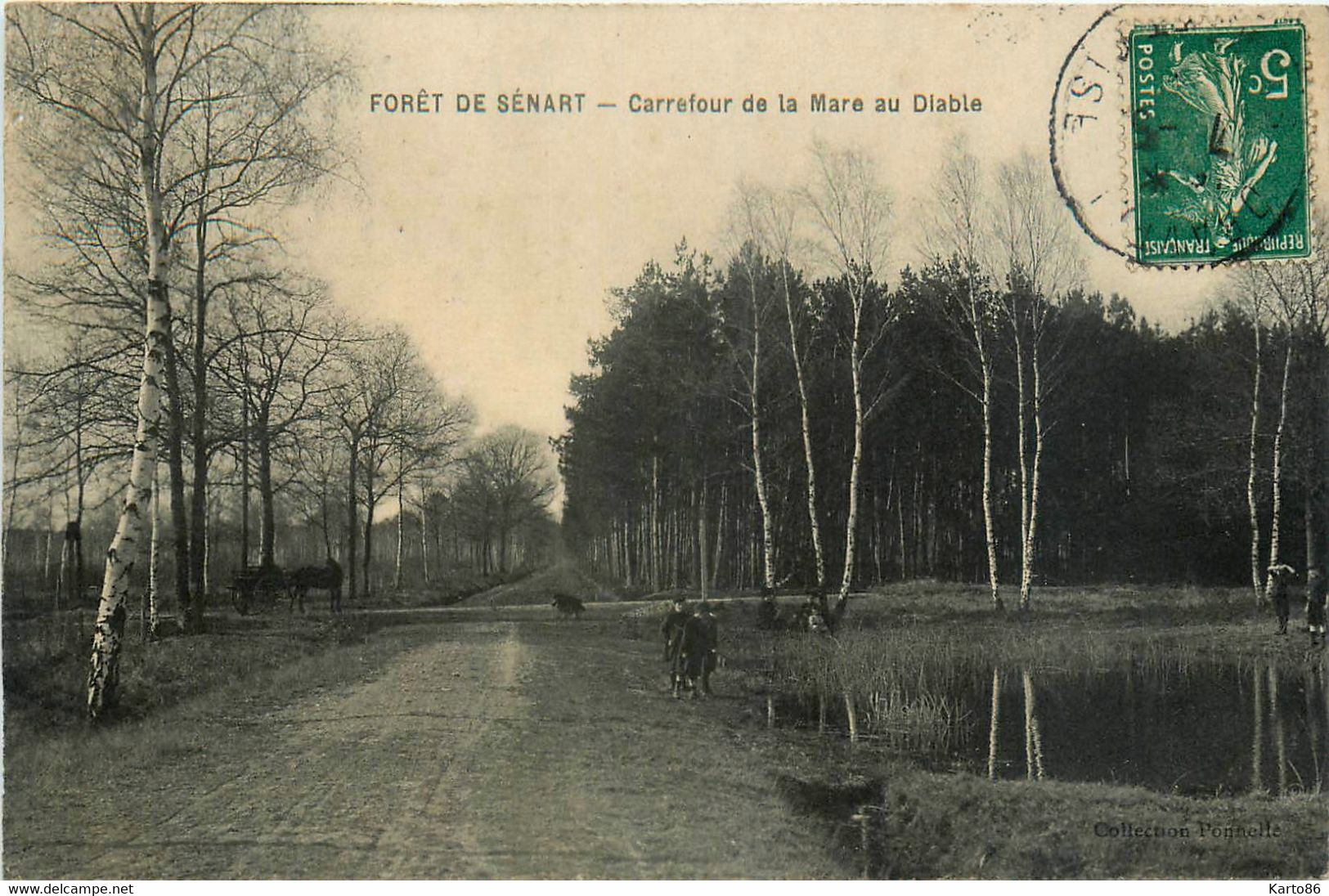 Sénart * La Forpet * Carrefour De La Mare Au Diable * Route Chemin - Sénart