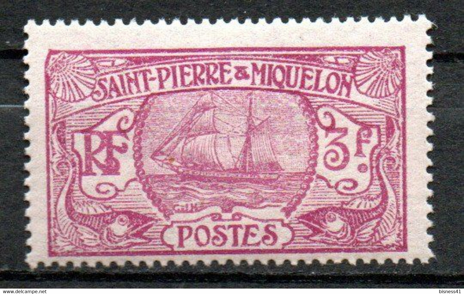 Col24 Colonies Saint Pierre & Miquelon SPM N° 131 Neuf X MH Cote 27,50€ - Neufs