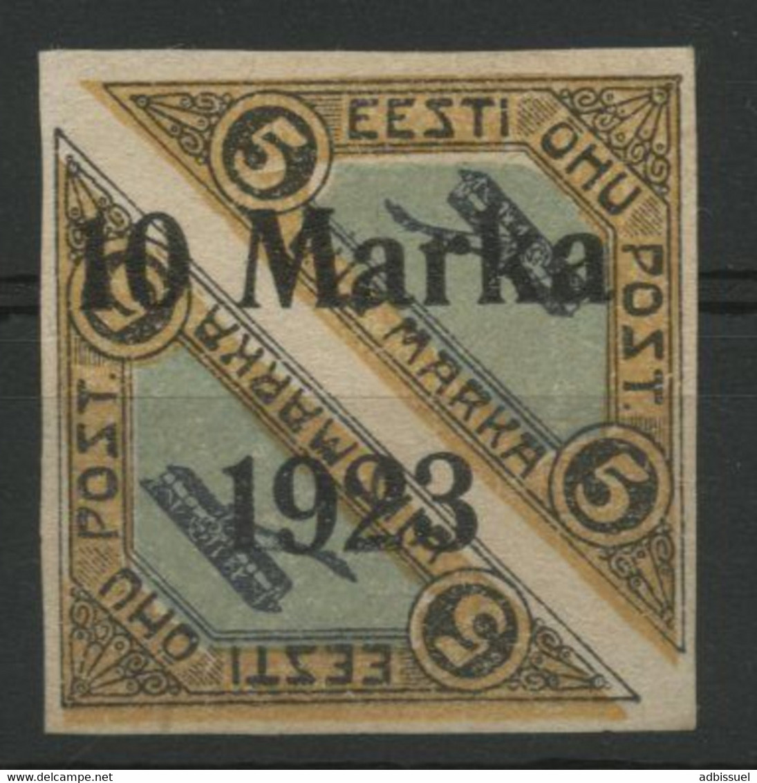 ESTONIE / EESTI Poste Aérienne (Air Mail) N° 3 (Mi 43) Neuf Sans Gomme (*) MNG. TB - Estland