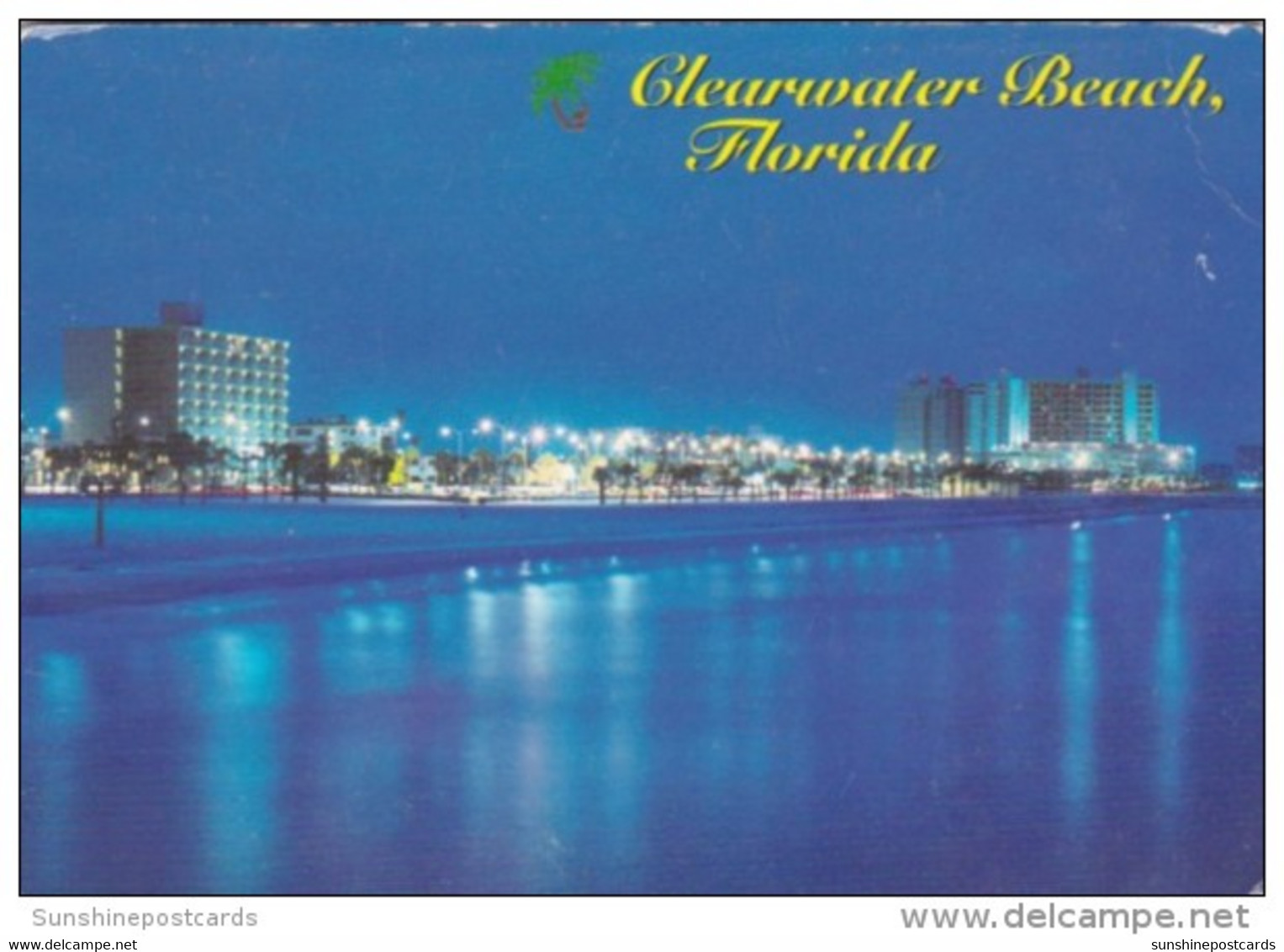 Florida Clearwater Beach At Night - Clearwater