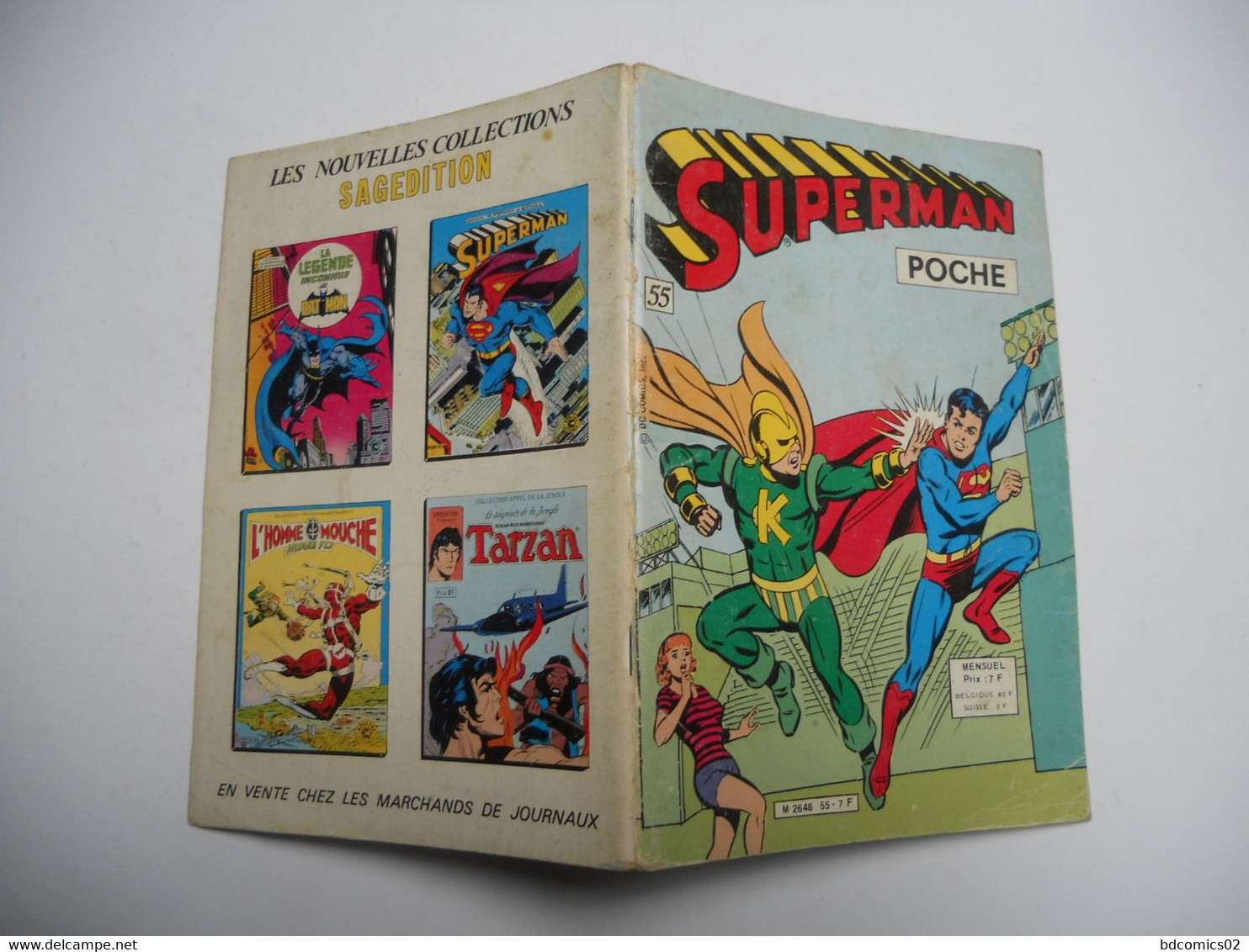 SUPERMAN POCHE N°55 SAGÉDITION 1982 - Superman