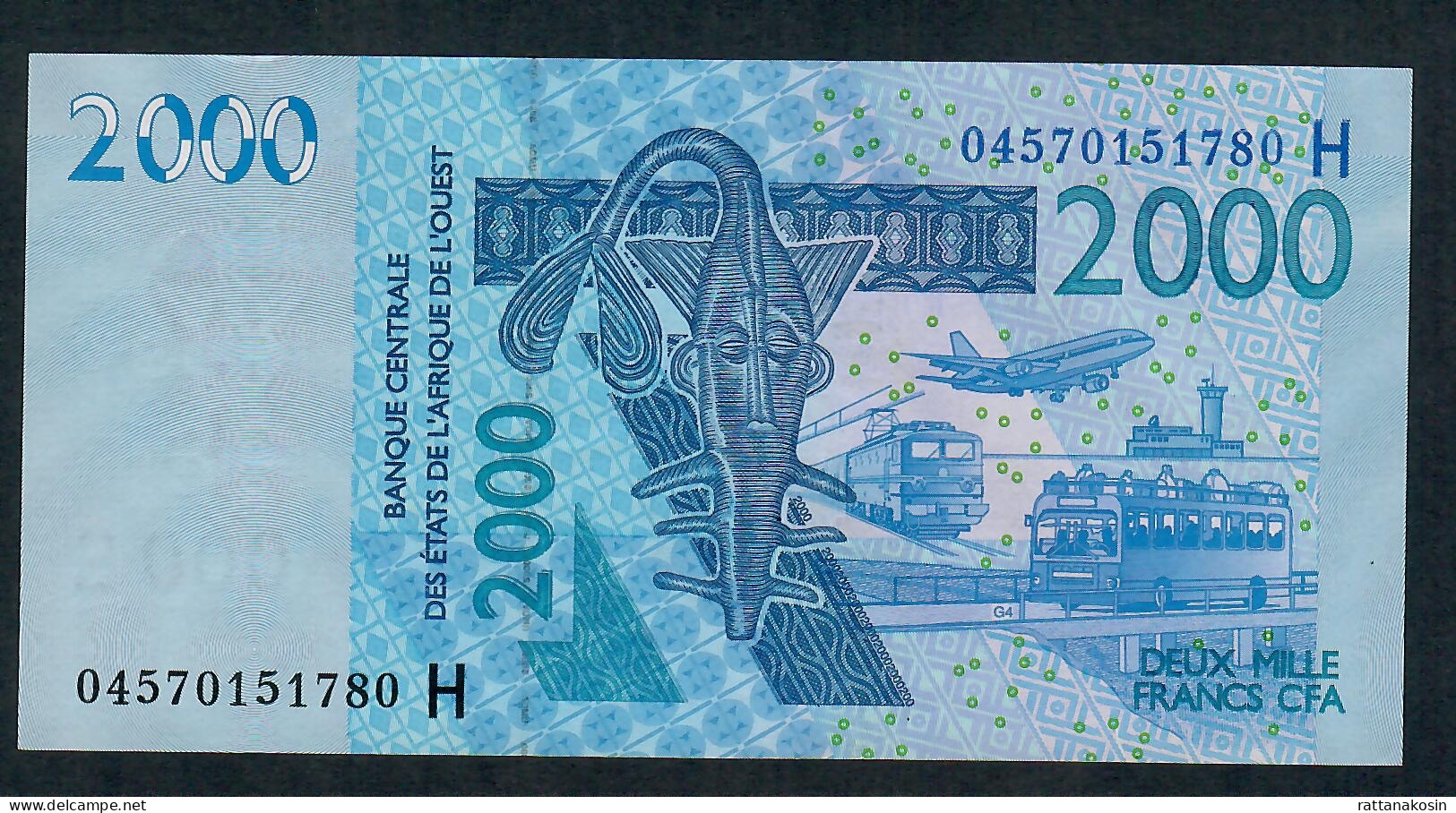 W.A.S.  NIGER P616Hb 2000 FRANCS 2004 Signature 32   AU-UNC. - États D'Afrique De L'Ouest