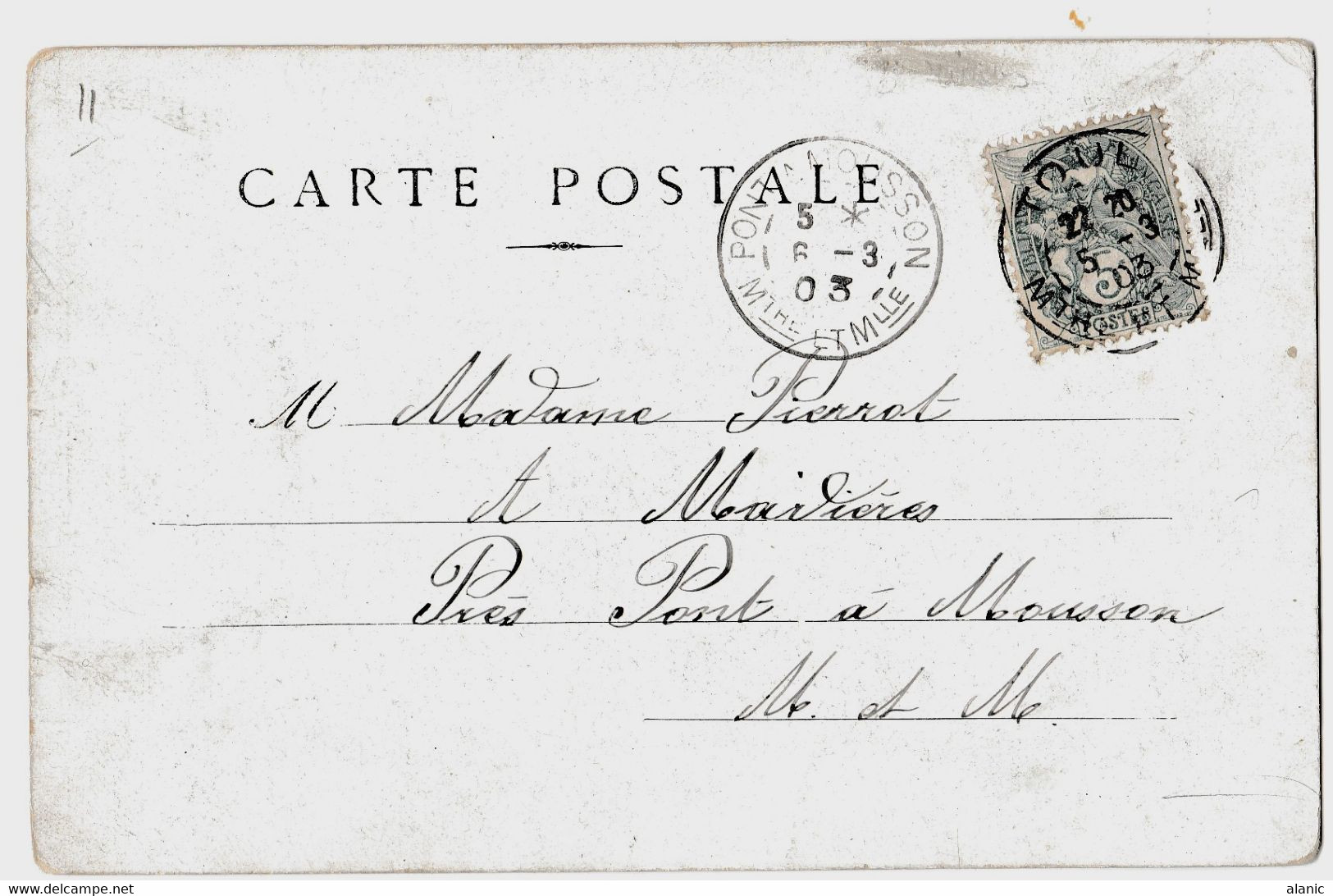 CPA-MARTINIQUE- SAINT-PIERRE SOURCE DE COLSON Circulée 06/03/1903 PRECURSEUR - Other & Unclassified