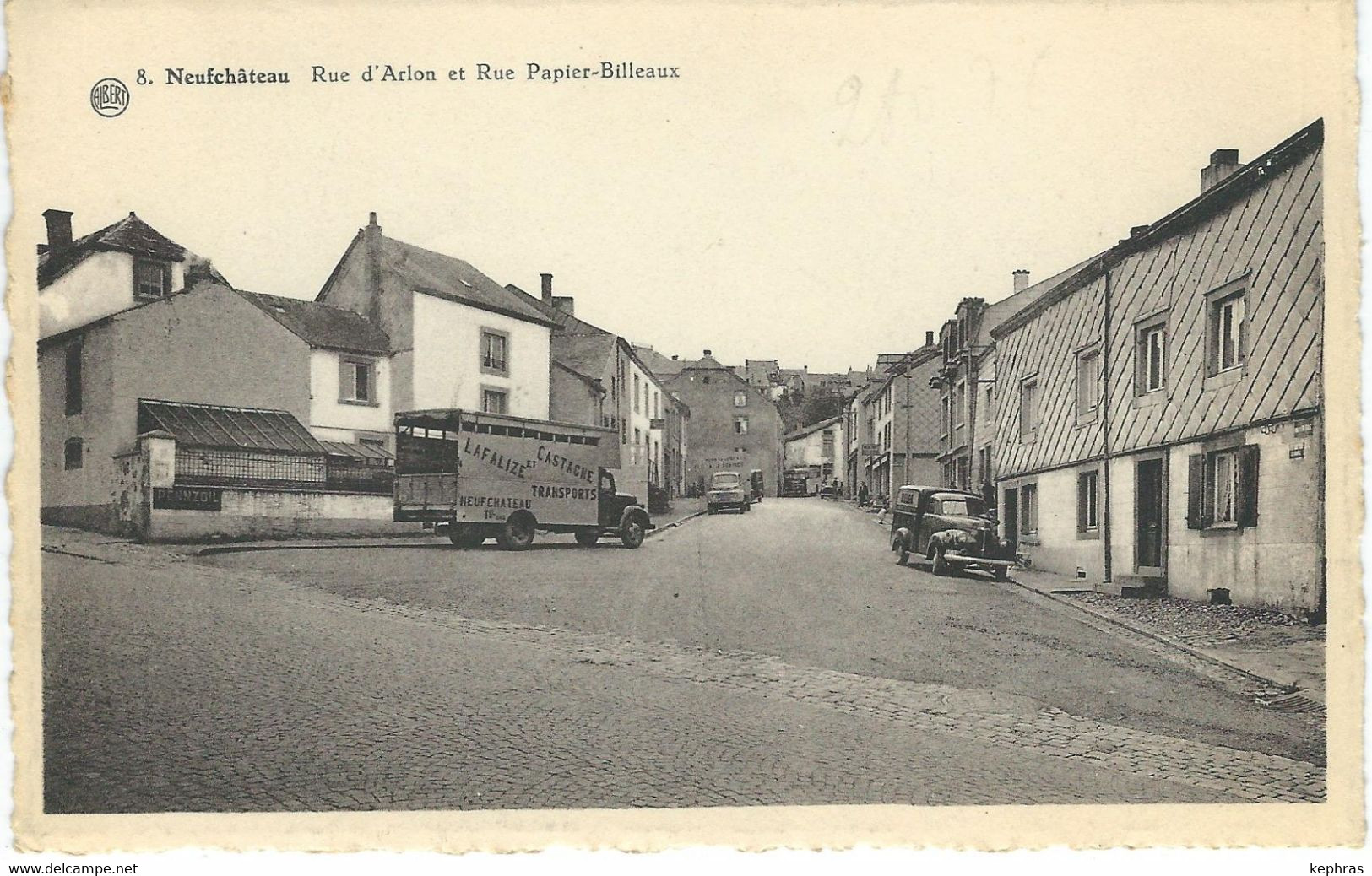 8. NEUFCHÂTEAU : Rue D'Arlon Et Rue Papier-Billeaux - Neufchateau