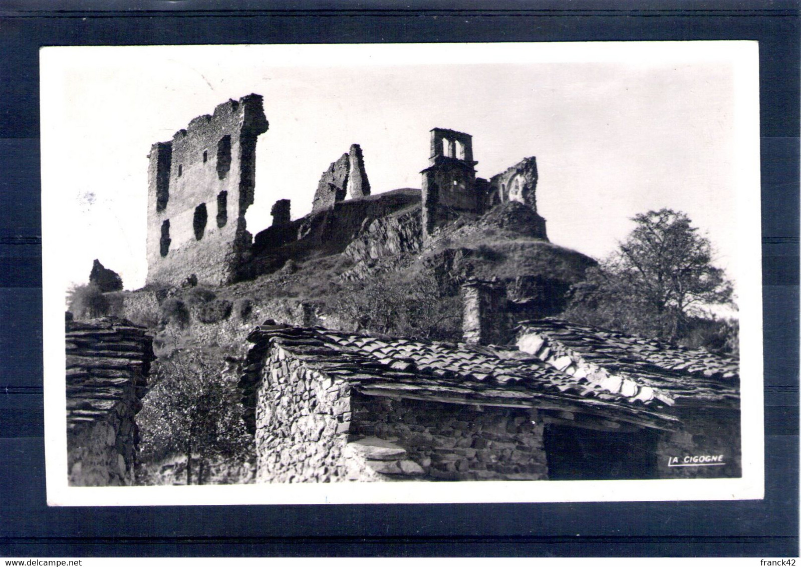 43. Retournac. Ruines Du Château D'artias. Cpsm Petit Format - Retournac