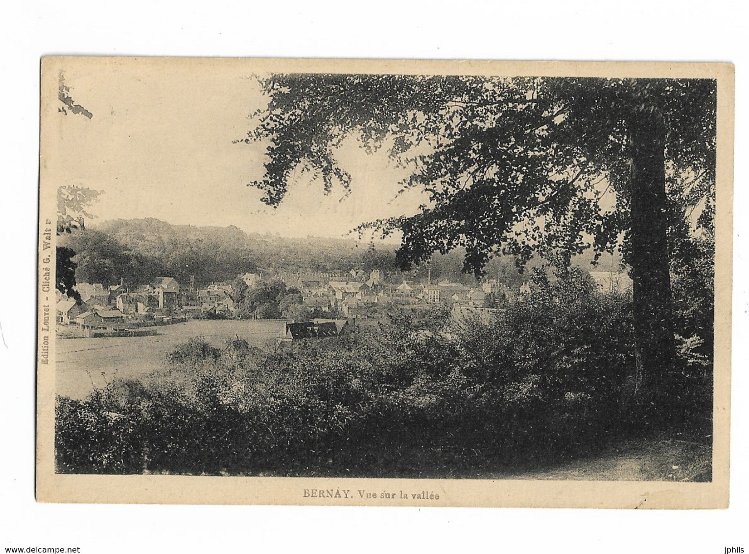 27 BERNAY Vue Sur La Vallée - Bernay