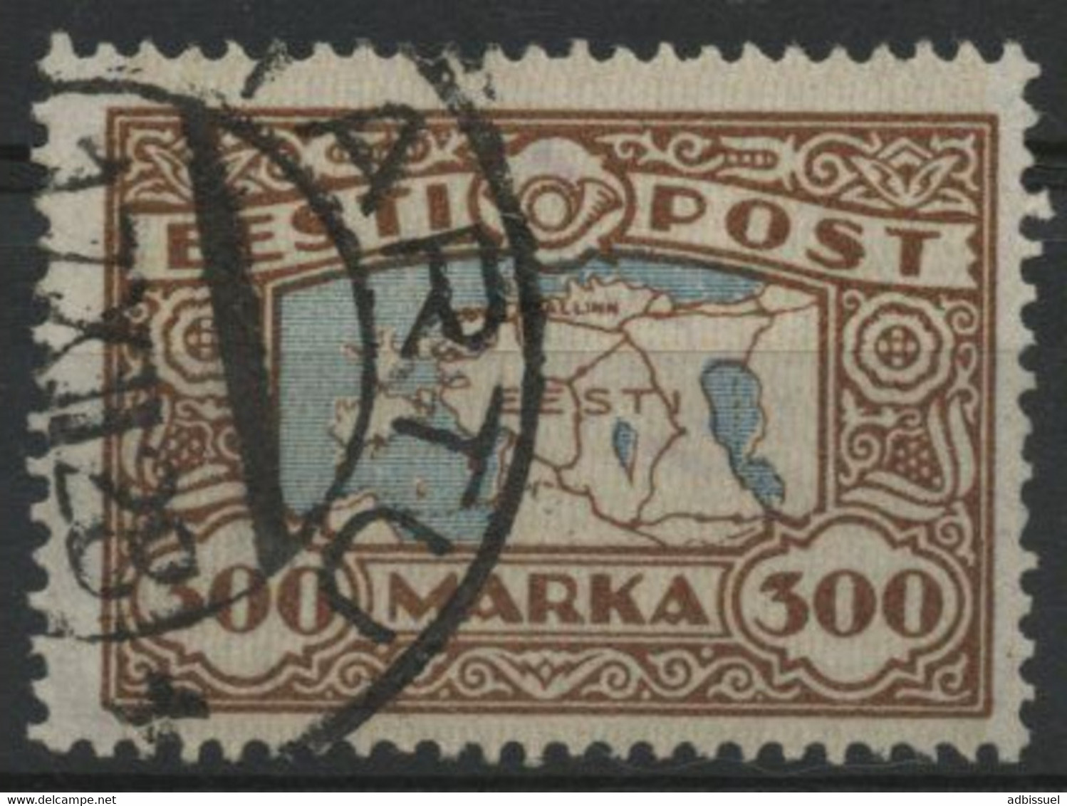 ESTONIE / EESTI N° 61 (Mi 54) Oblitéré. TB. Cote 18 € - Estonia