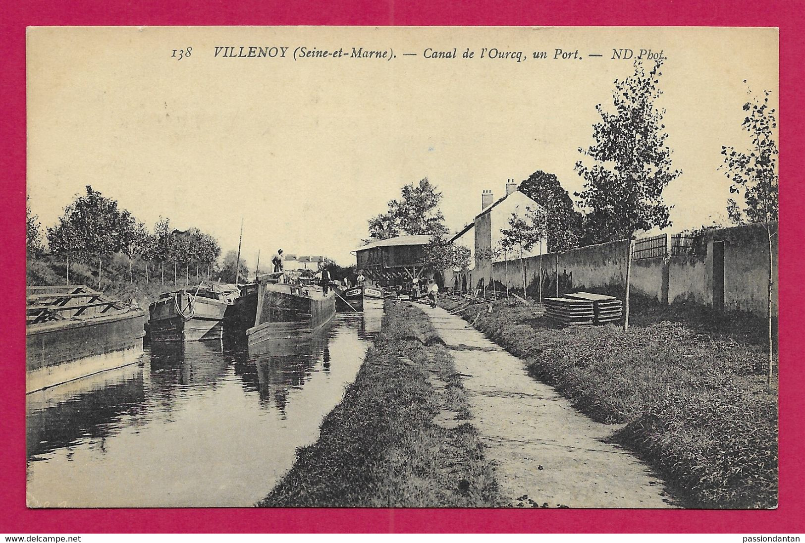 CPA Villenoy - Canal De L'Ourcq - Un Port - Villenoy