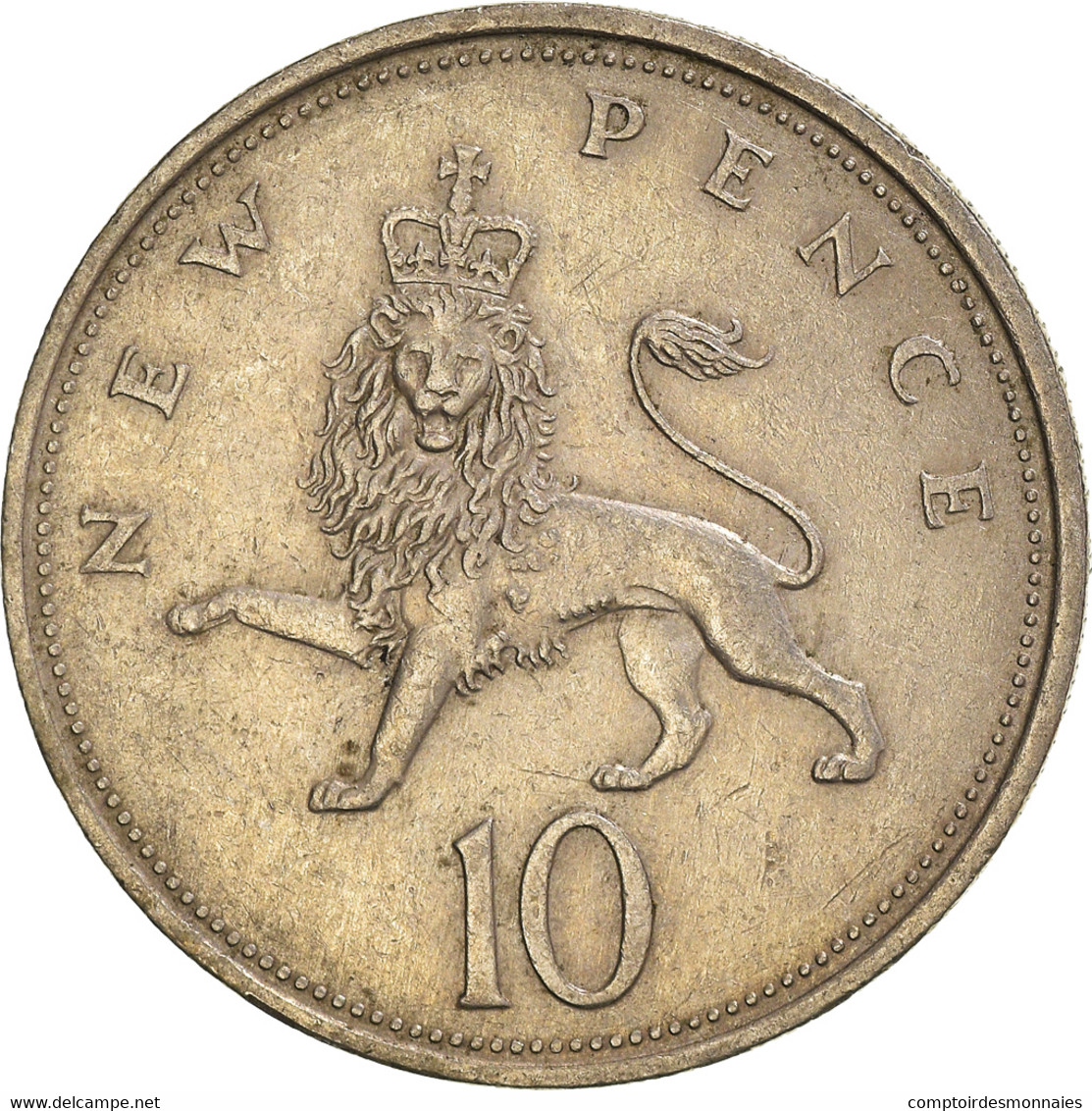 Monnaie, Grande-Bretagne, 10 New Pence, 1969 - Autres & Non Classés