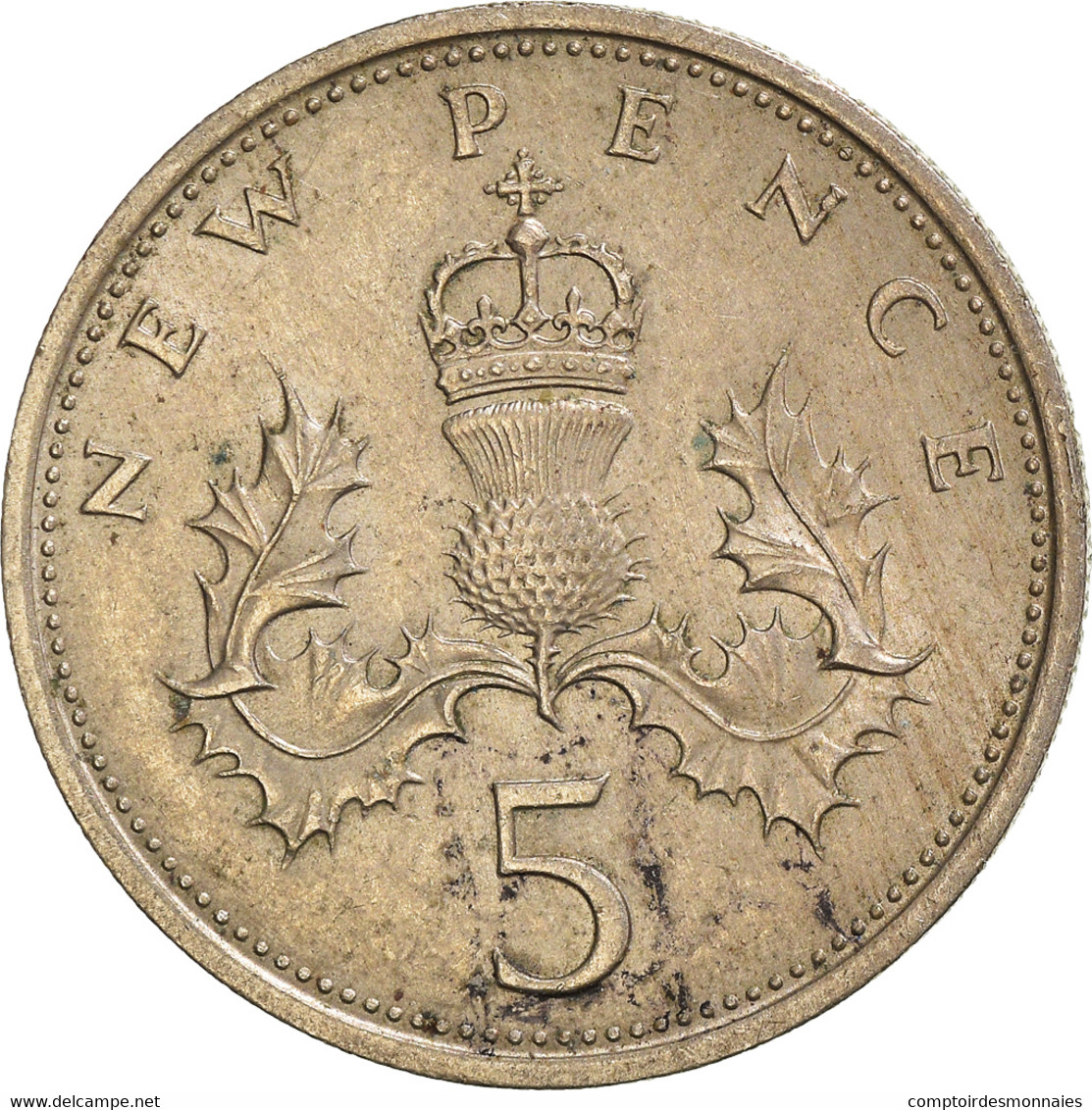 Monnaie, Grande-Bretagne, 5 New Pence, 1968 - Otros & Sin Clasificación