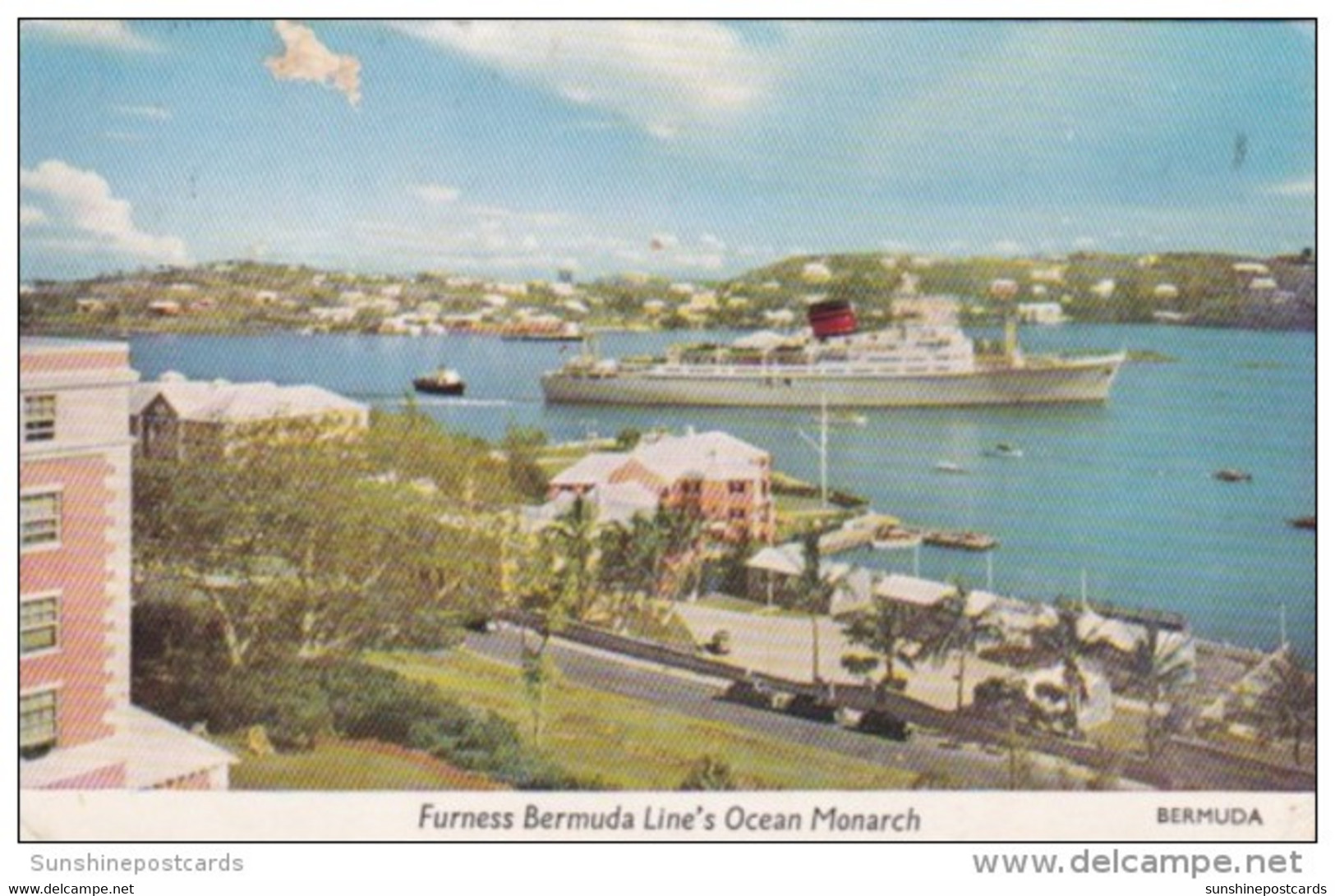 Bermuda Hamilton Furness Bermuda Line's Ocean Monarch 1954 - Bermuda