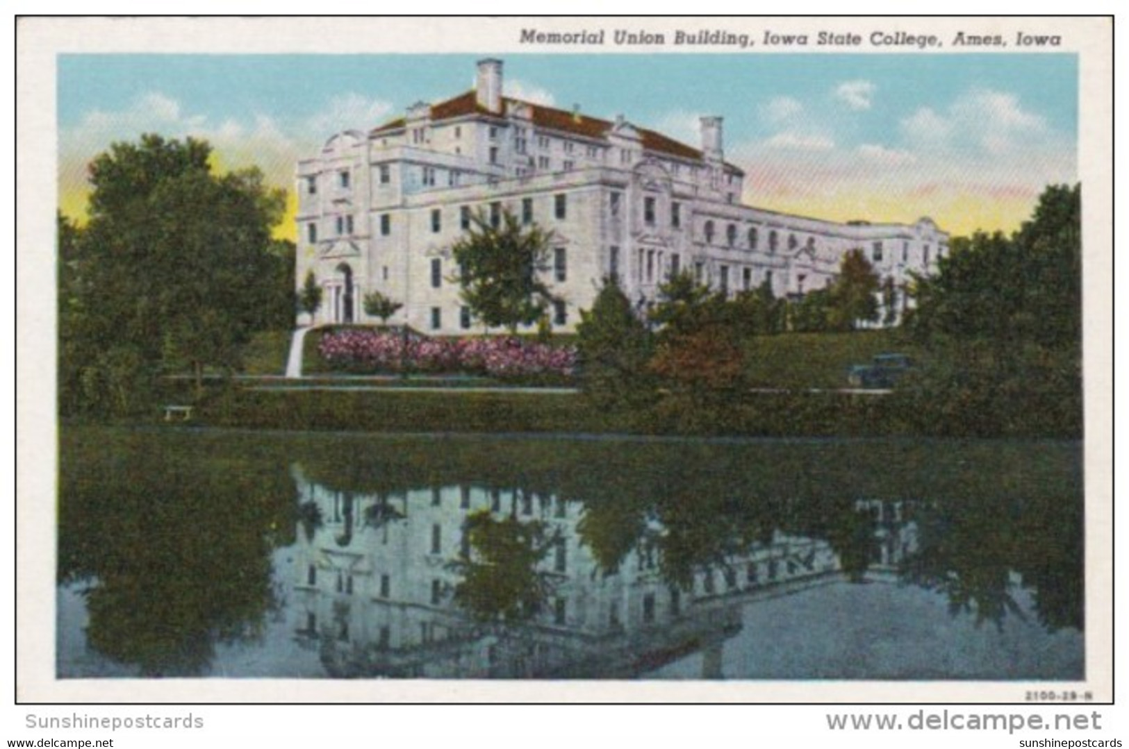 Iowa Ames Memorial Union Building Iowa State College C1939 Urteich - Ames