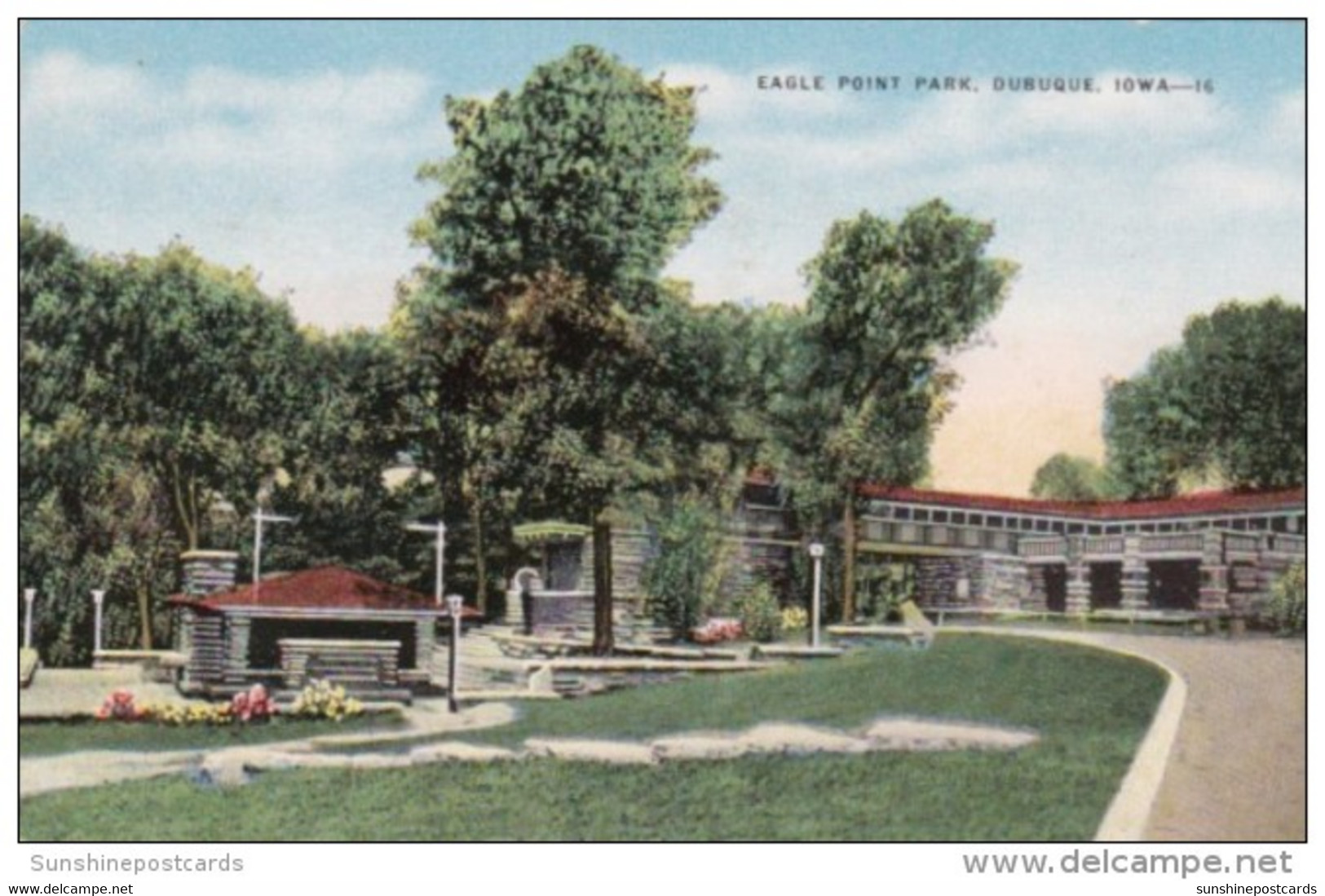 Iowa Dubuque Eagle Point Park  1947 - Dubuque