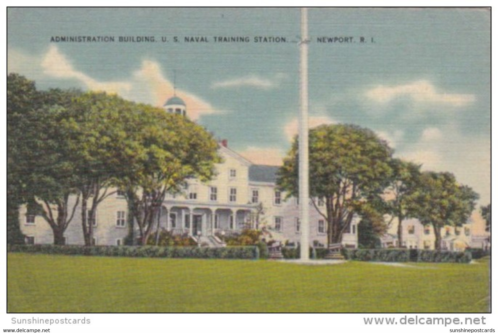 Rhode Island Newport Administration Building U S Naval Training Station 1942 - Newport