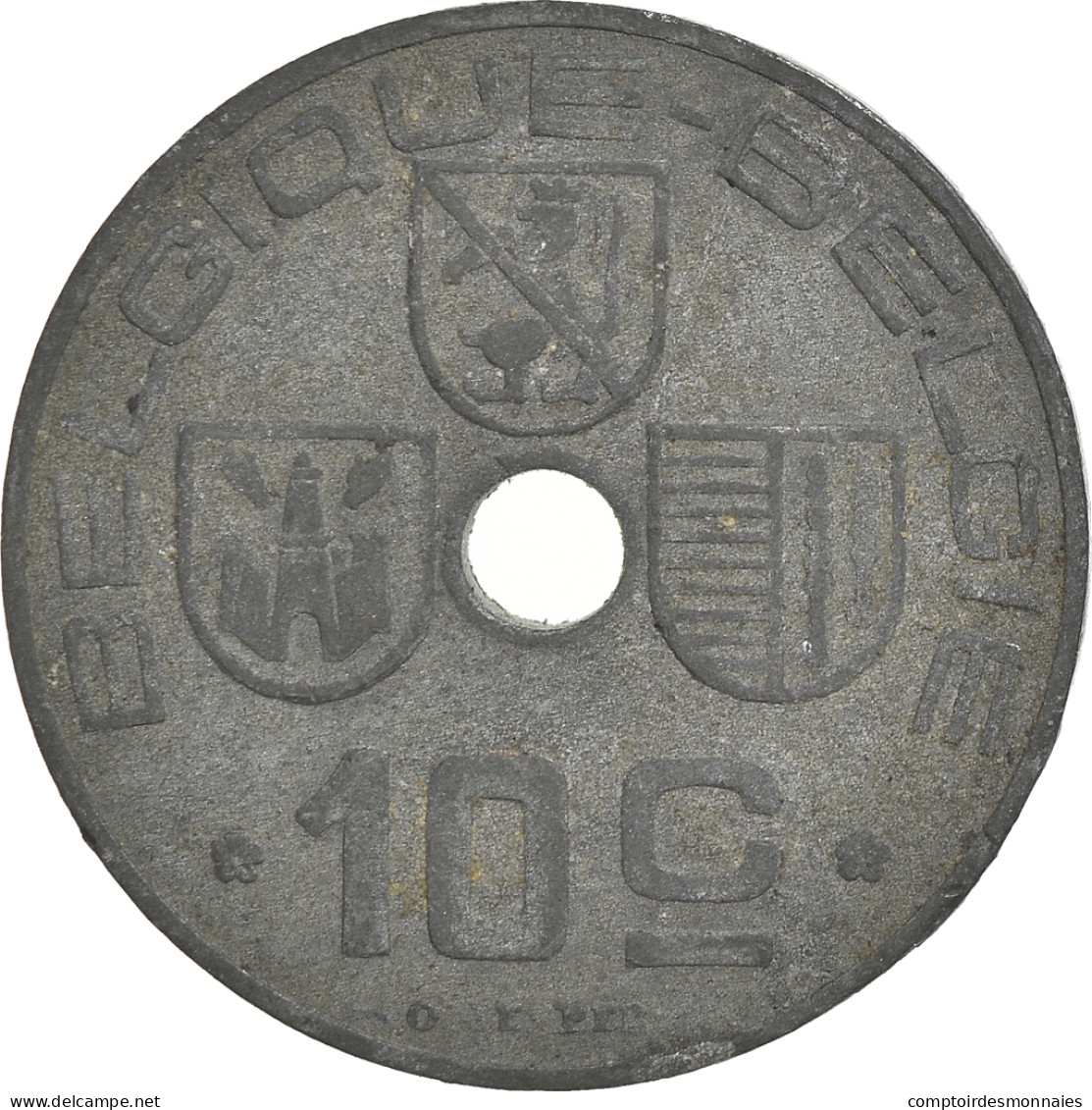 Monnaie, Belgique, 10 Centimes, 1943 - 10 Centimos