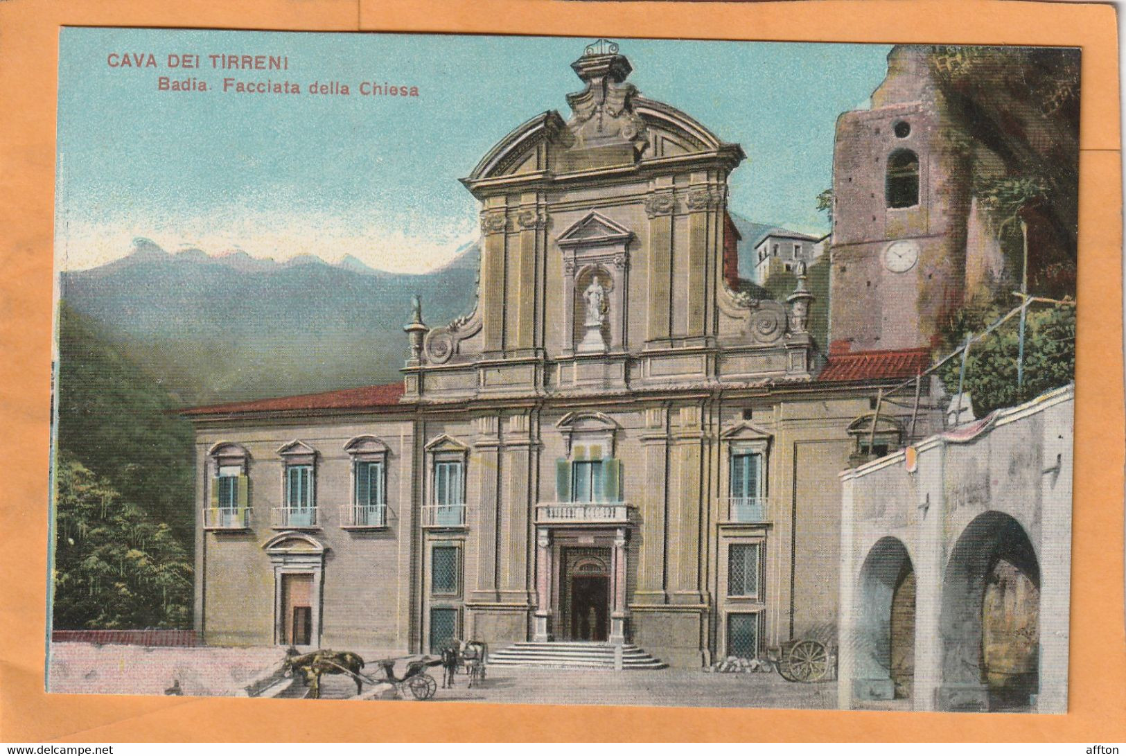 Cava De Tirreni Italy Old Postcard - Cava De' Tirreni