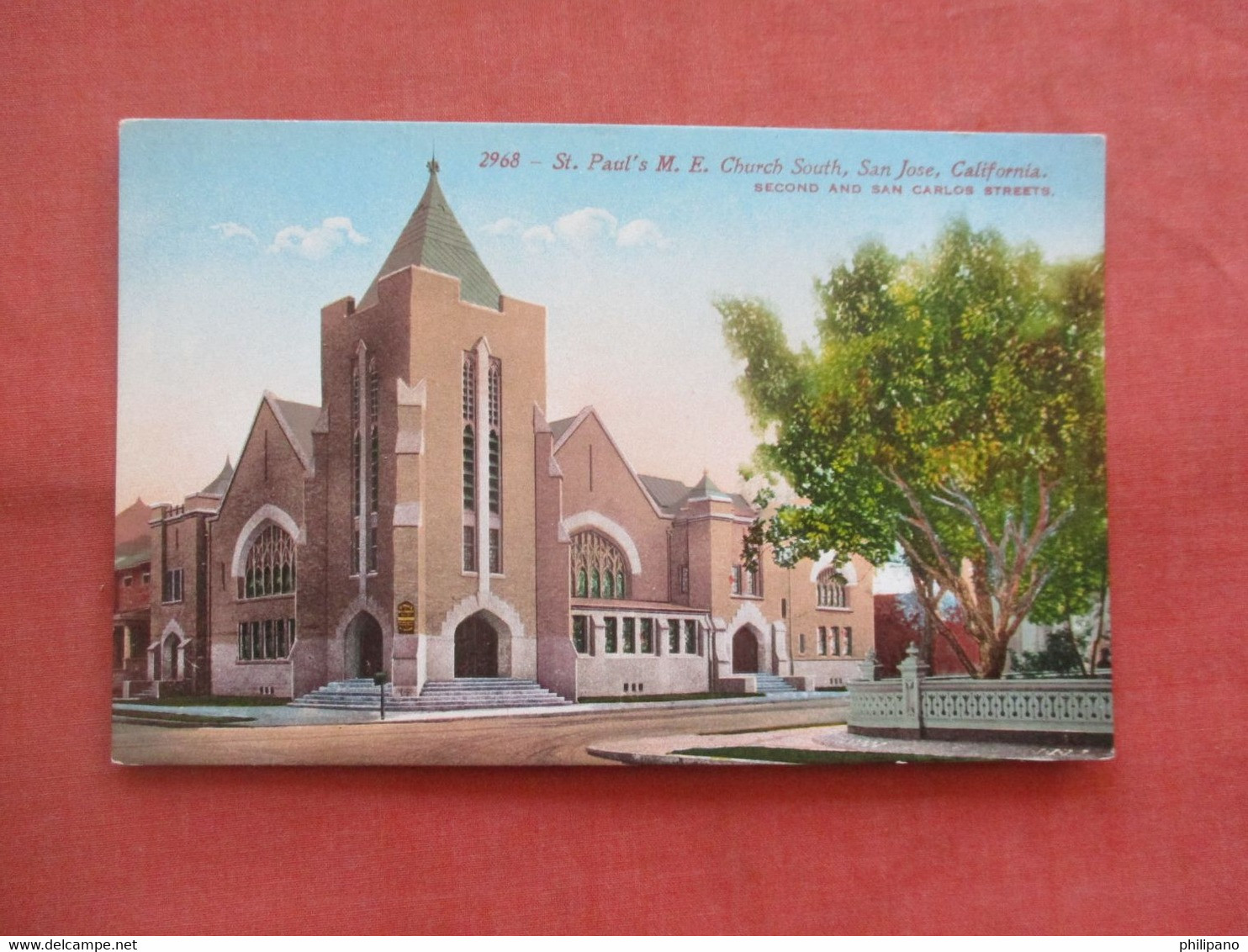 St Pauls M E Church.    San Jose - California > San Jose       Ref 5525 - San Jose