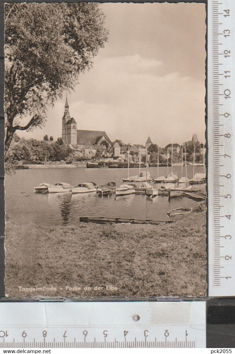 Tangermünde Partie An Der Elbe  Nicht Gelaufen (AK 1925 ) - Tangermuende